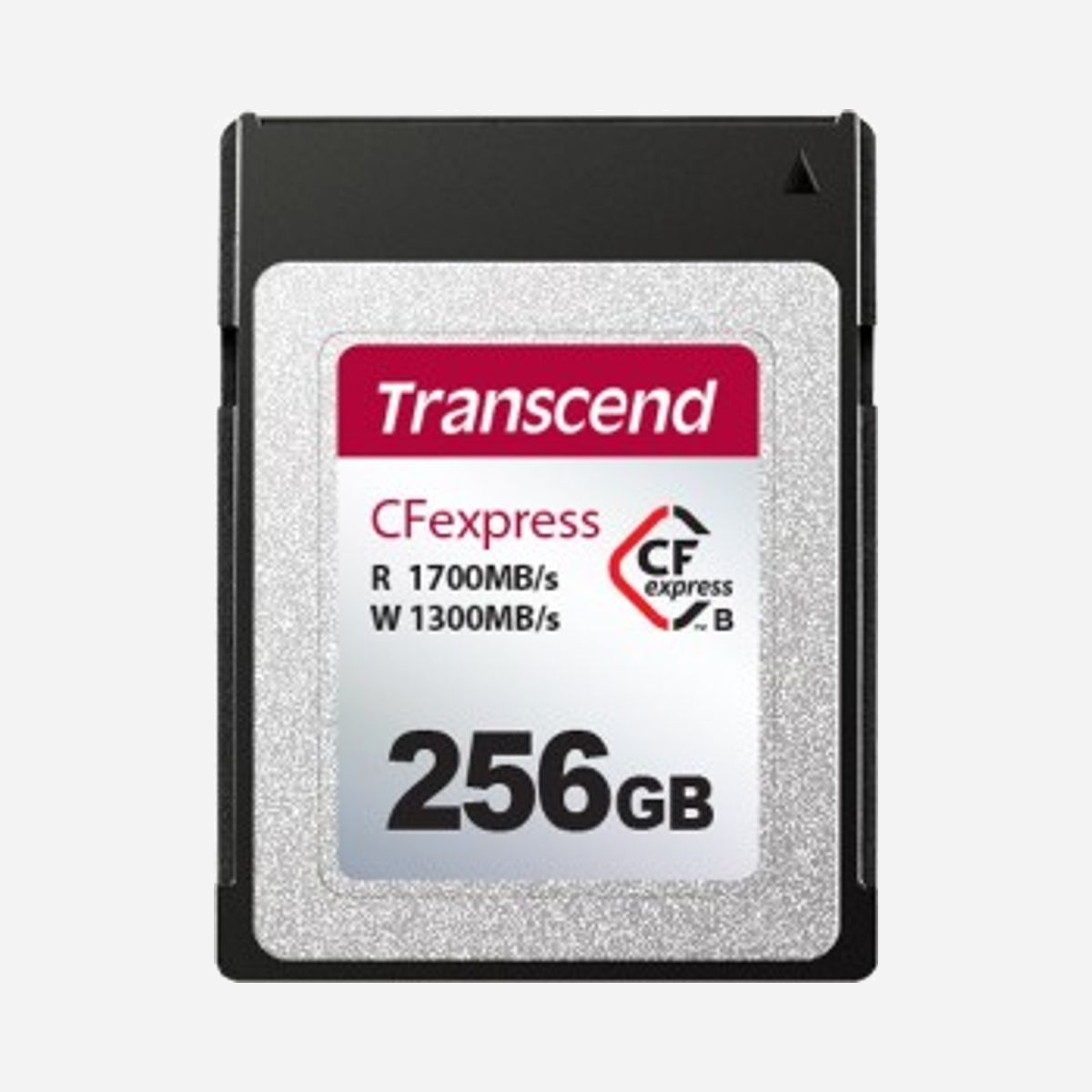 Transcend CFexpress 820 256 Go NAND : Carte Flash CFexpress 256Go, Lecture 1700 Mo/s, Ecriture 1300 Mo/s, Mémoire NAND, Noir, TS256GCFE820 - Transcend CFexpress 820. Capacité: 256 Go, Type de Carte Flash: CFexpress, Type de mémoire interne: NAND, Vitesse de lecture: 1700 Mo/s, Vitesse d'écriture: 1300 Mo/s. Couleur du produit: Noir