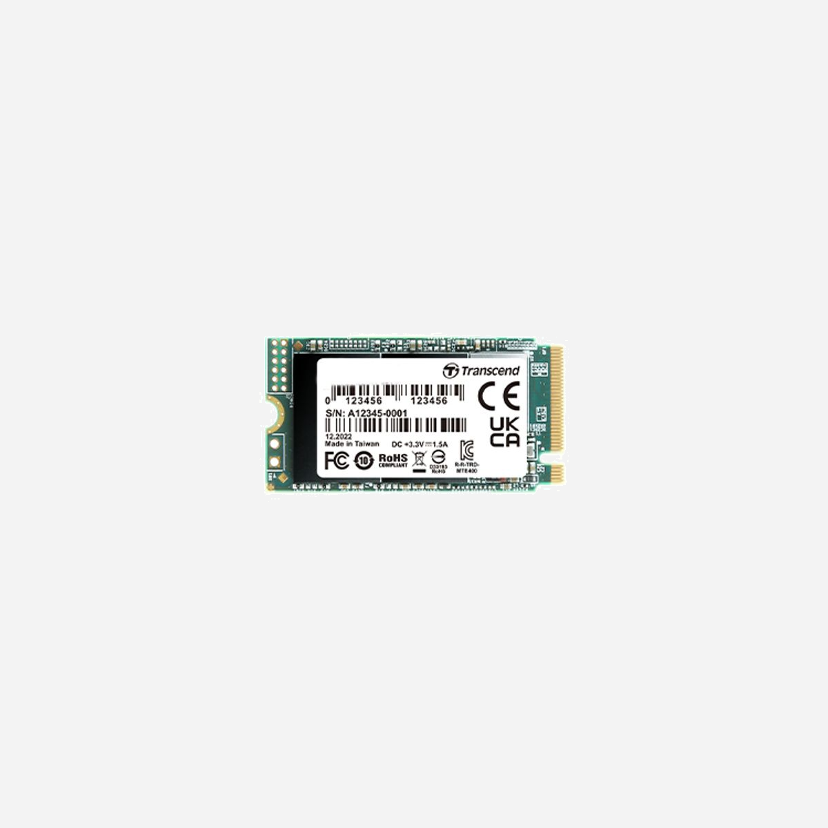 Transcend SSD PCIe 400S 512GB M.2 NVMe 3D NAND - Lecture 2000MB/s, Ecriture 900MB/s, 53K/235K IOPS, TBW 200, TS512GMTE400S - Transcend PCIe SSD 400S. Capacité du Solid State Drive (SSD): 512 Go, Facteur de forme SSD: M.2, composant pour: PC