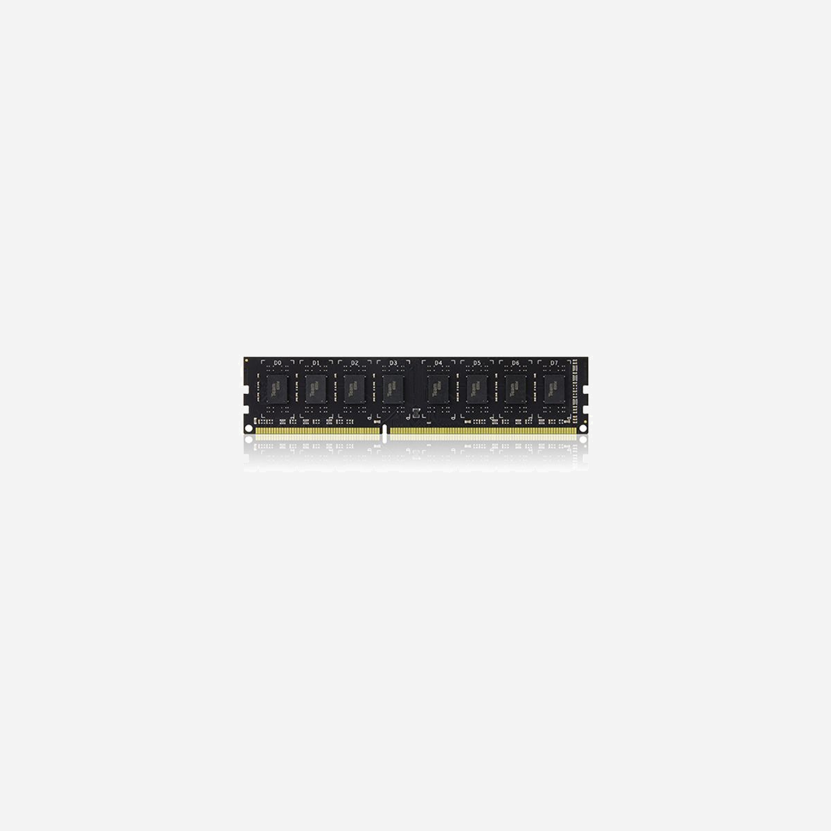 Team Group Module Mémoire DDR3 4Go 1600MHz 240-pin DIMM, 1.5V, CL11, PC/Serveur - TED34G1600C1101, Radiateur intégré, RoHS - Team Group 4GB DDR3-1600. composant pour: PC/serveur, Mémoire interne: 4 Go, Disposition de la mémoire (modules x dimensions): 1 x 4 Go, Type de mémoire interne: DDR3, Fréquence de la mémoire: 1600 MHz, Support de mémoire: 240-pin DIMM, Latence CAS: 11