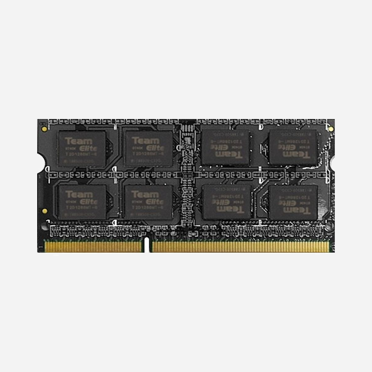 Team Group DDR3L 8GB SO-DIMM 1600MHz CL11 1.35V, Module 1x8GB Unbuffered 204-Pin pour Ordinateur Portable - TED3L8G1600C11-S01 - Team Group 8GB DDR3L SO-DIMM. composant pour: Ordinateur portable, Mémoire interne: 8 Go, Disposition de la mémoire (modules x dimensions): 1 x 8 Go, Type de mémoire interne: DDR3L, Fréquence de la mémoire: 1600 MHz, Support de mémoire: 204-pin SO-DIMM, Latence CAS: 11
