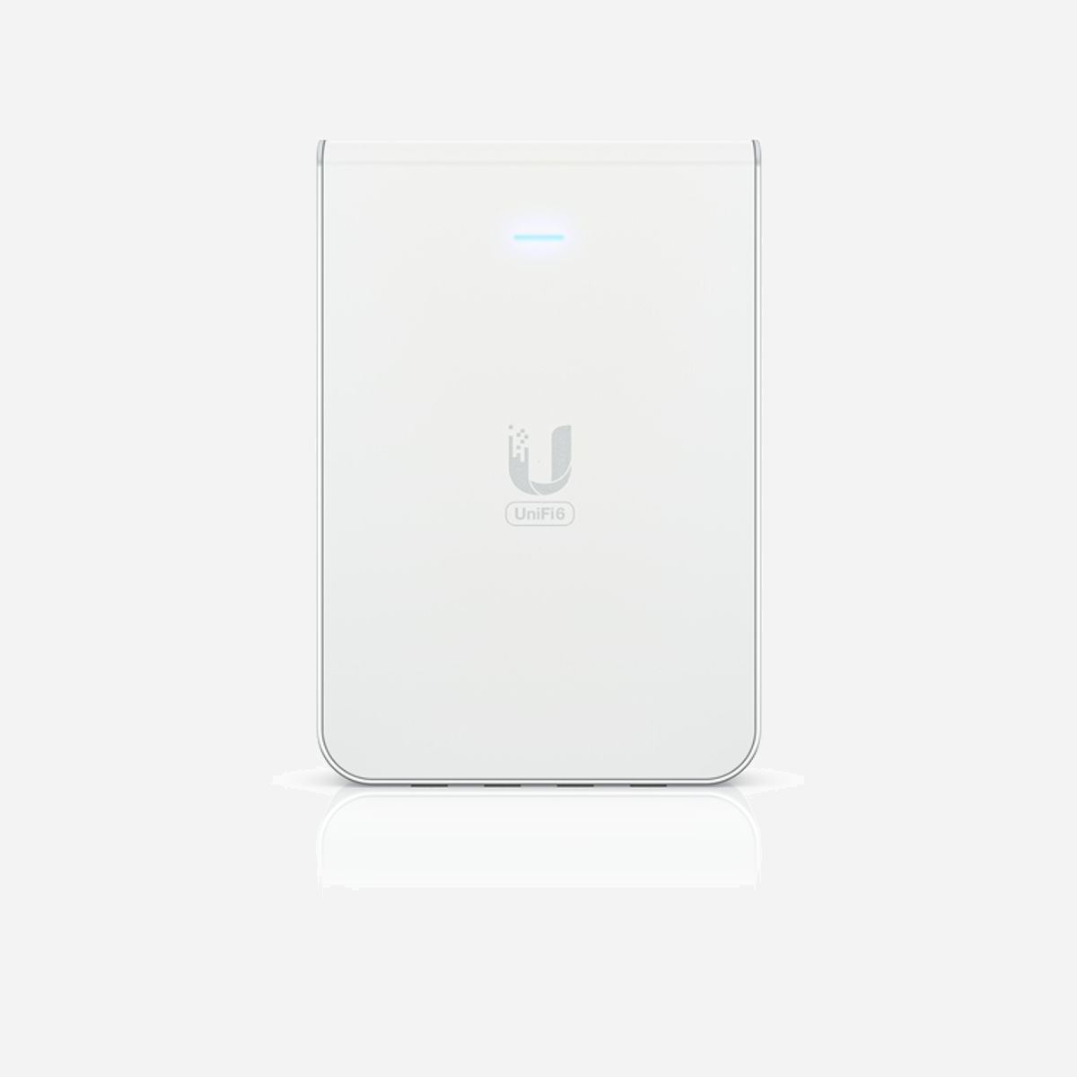 Ubiquiti UniFi 6 In-Wall (U6-IW) Point d'accès WiFi 6 4800 Mbit/s Dual-Band 5 ports Gigabit Ethernet PoE, MU-MIMO, WPA3, Antennes internes 5.9dBi - Ubiquiti Unifi 6 In-Wall. 2,4 GHz, 5 GHz, Débit de transfert des données maximum: 4800 Mbit/s. Algorithme de sécurité soutenu: WPA, WPA-Enterprise, WPA-PSK, WPA2, WPA3. Connexion Ethernet, supportant l'alimentation via ce port (PoE). Couleur du produit: Blanc. Consommation (max): 15,4 W