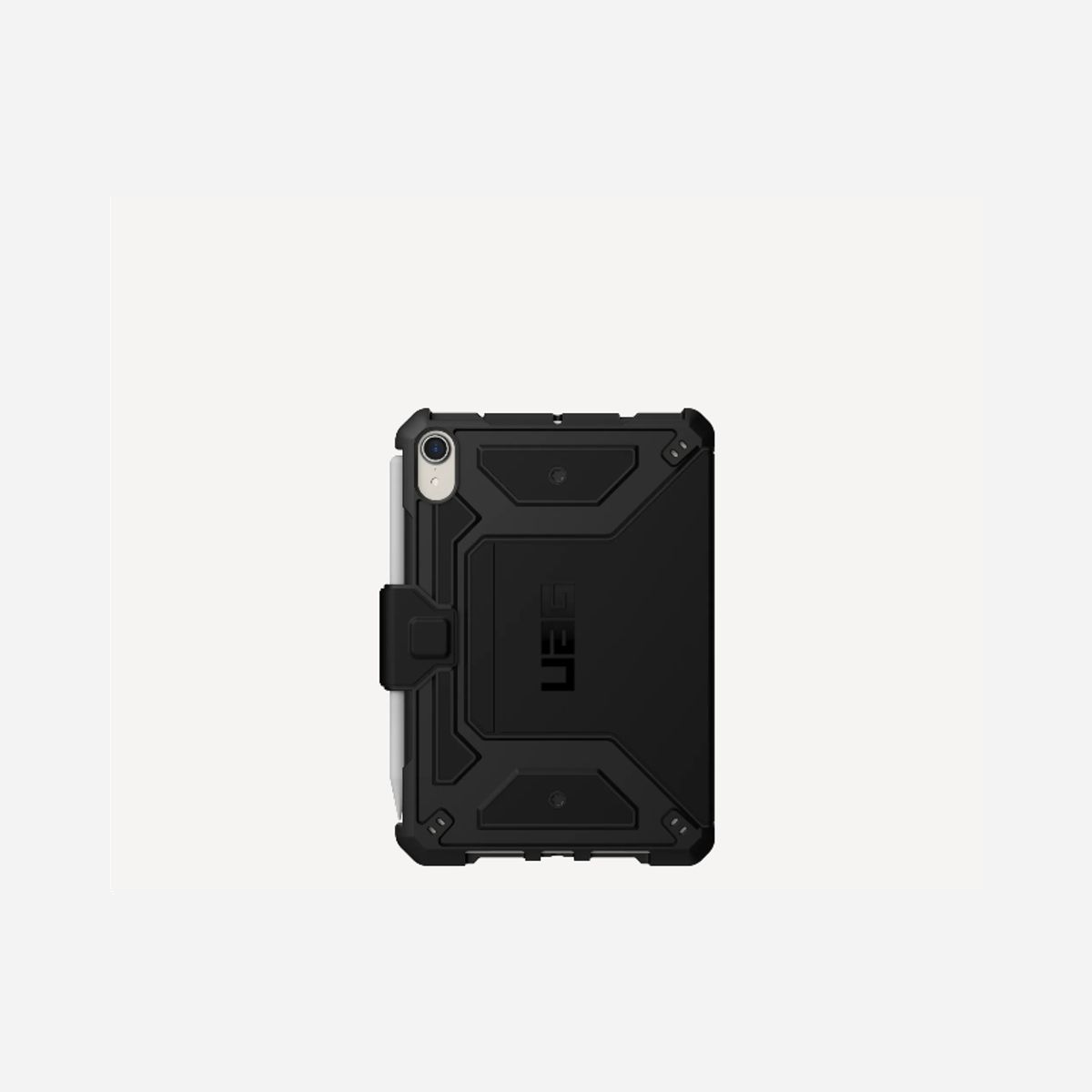Urban Armor Gear Metropolis Folio pour iPad Mini (6th Gen. 2021) 8.3" Noir, Protection antichoc, Position debout, Boucle stylo, 143x17.5x211mm, 190g - Urban Armor Gear Metropolis Series. Type d'étui: Folio, Compatibilité de marque: Apple, Compatibilité: iPad Mini (6th Gen. 2021), Taille maximale de l’écran: 21,1 cm (8.3"). Poids: 190 g