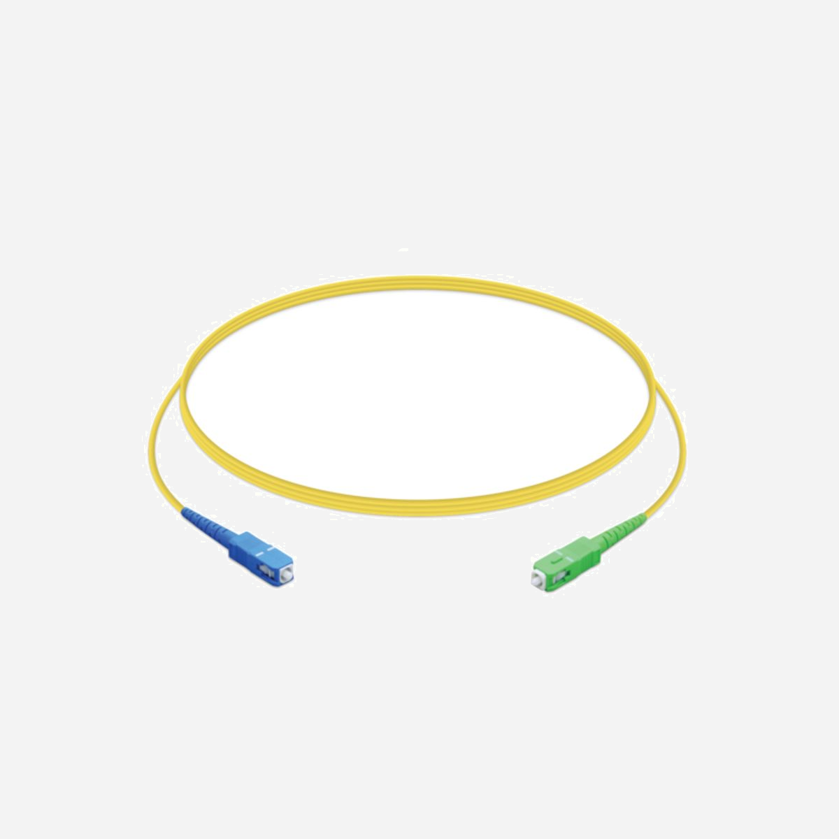 Ubiquiti UF-SM-PATCH-UPC-APC : Câble Fibre Optique Monomode 1.2m, Connecteurs SC/SC UPC, Fibre G.657.A1, Diamètre 2mm, Gaine PVC Jaune - Ubiquiti UF-SM-PATCH-UPC-APC. Longueur de câble: 1,2 m, Type de fibre optique: G.657.A1, Connecteur 1: SC, Connecteur 2: SC