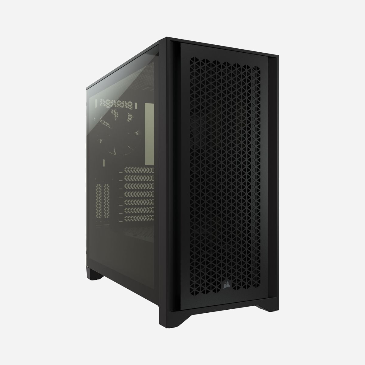 Corsair 4000D Airflow Midi Tower Noir - Boîtier PC ATX/EATX/micro ATX/Mini-ITX, 2x3.5", 2x2.5", 2x120mm, USB 3.2 Gen 1/Gen 2, Acier/Plastique/Verre Trempé - Corsair 4000D Airflow. Format: Midi Tower, Type: PC, Couleur du produit: Noir. Emplacement d'alimentation: Bas. Ventilateurs installés avant: 1x 120 mm, Prise en charge des diamètres des ventilateurs avants: 120,140 mm, Ventilateurs arrières installés: 1x 120 mm. Tailles de disques durs supportées: 3.5", Facteur de forme SSD: 2.5". Largeur: 230 mm, Profondeur: 453 mm, Hauteur: 466 mm