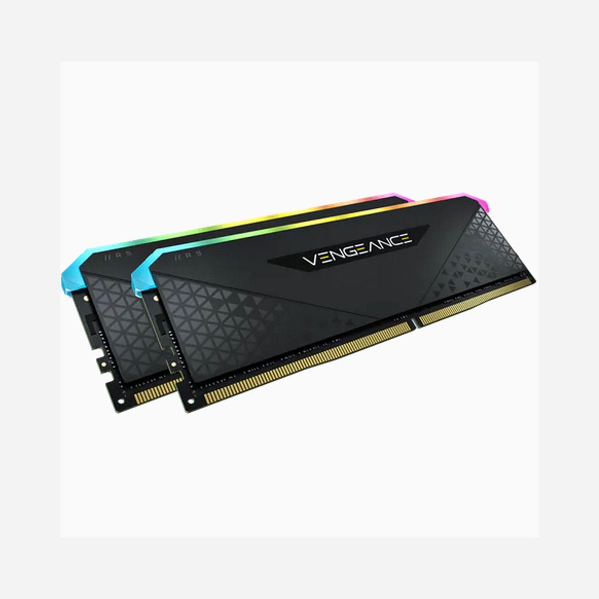 Mémoire Corsair Vengeance RGB 16GB (2x8GB) DDR4 3200MHz CL16 DIMM 288-pin, XMP 2.0, Radiateur, Multicolore, Compatibilité Intel/AMD - Corsair Vengeance RGB CMG16GX4M2E3200C16. composant pour: PC/serveur, Mémoire interne: 16 Go, Disposition de la mémoire (modules x dimensions): 2 x 8 Go, Type de mémoire interne: DDR4, Fréquence de la mémoire: 3200 MHz, Support de mémoire: 288-pin DIMM, Latence CAS: 16, Couleur du produit: Noir