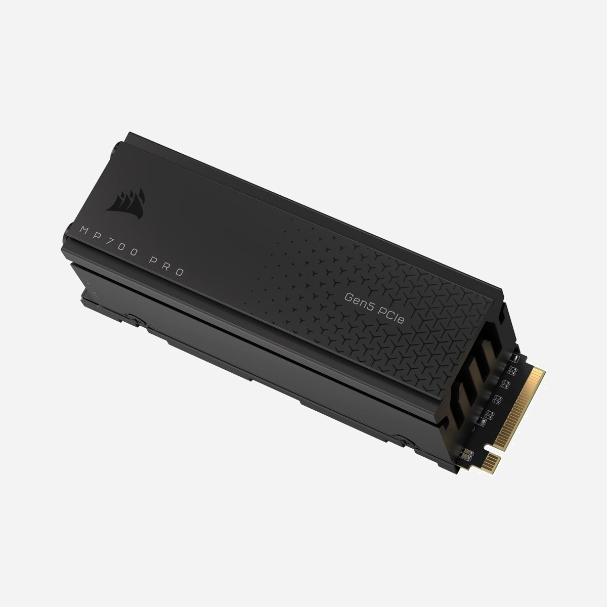 Corsair MP700 PRO 1 To SSD M.2 PCIe 5.0 NVMe 2.0 3D TLC NAND 2280 Lecture 11700Mo/s Écriture 9600Mo/s Radiateur CSSD-F1000GBMP700PRO - Corsair MP700 PRO. Capacité du Solid State Drive (SSD): 1 To, Facteur de forme SSD: M.2, composant pour: PC/Console de jeux