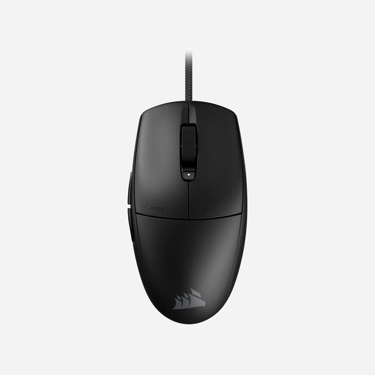 Corsair M55 Souris Gaming Optique 16000 DPI USB Type-A, 6 Boutons Programmables, Rétroéclairage Multi, 54g, Droitier, 60M Clics, Noir - Corsair M55. Format: Droitier. Technologie de détecteur de mouvement: Optique, Interface de l'appareil: USB Type-A, Résolution en mouvement: 16000 DPI, Type de boutons: Boutons poussoirs, Quantité de boutons programmables: 6, Type Scroll: Roue. Couleur de l'éclairage: Multi. Source d'alimentation: Cable. Couleur du produit: Noir