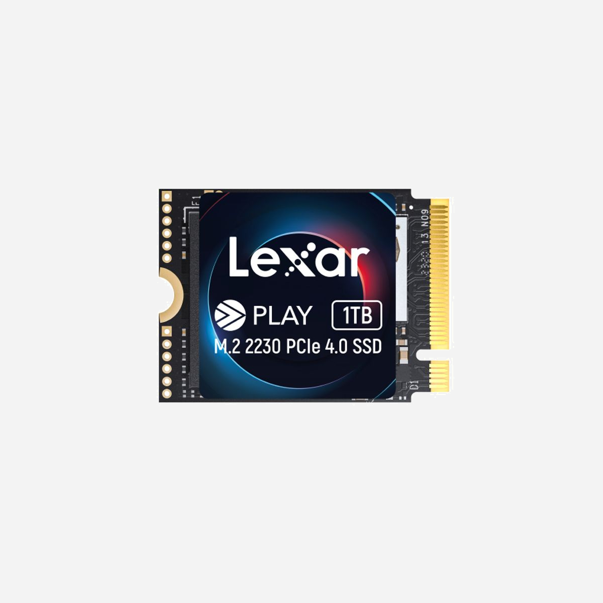 Lexar SSD 1 To M.2 2230 PCIe 4.0 NVMe - LNMPLAY001T-RNNNG - Lecture 5200 Mo/s, Écriture 4700 Mo/s, TBW 600, pour Notebook/Console de jeu - Lexar LNMPLAY001T-RNNNG. Capacité du Solid State Drive (SSD): 1 To, Facteur de forme SSD: M.2, Vitesse de lecture: 5200 Mo/s, Vitesse d'écriture: 4700 Mo/s, composant pour: Notebook/Game console