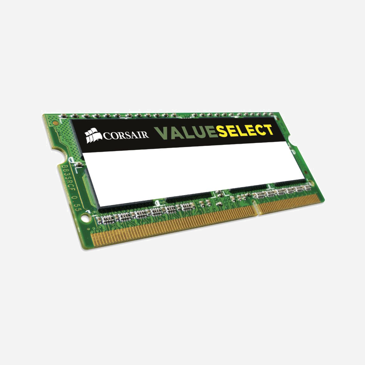 Corsair Mémoire SO-DIMM 8GB DDR3L-1333MHz CL9 1.35V PC Portable - 1x8GB, 204-Pin - Corsair 8GB DDR3L 1333MHZ. composant pour: Ordinateur portable, Mémoire interne: 8 Go, Disposition de la mémoire (modules x dimensions): 1 x 8 Go, Type de mémoire interne: DDR3, Fréquence de la mémoire: 1333 MHz, Support de mémoire: 204-pin SO-DIMM, Latence CAS: 9