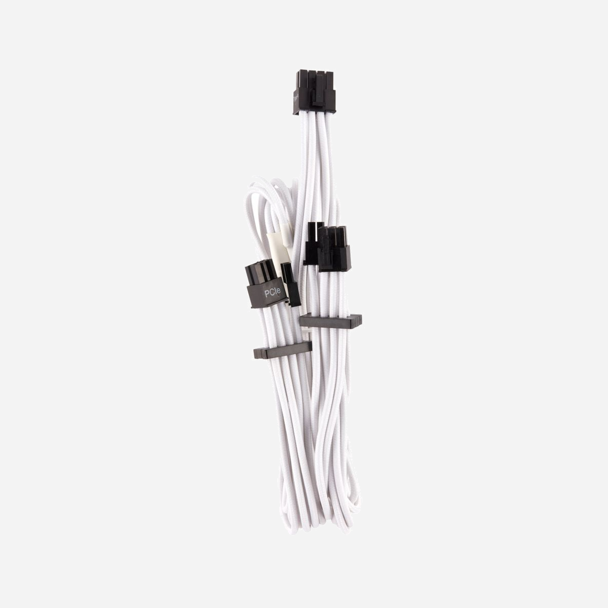 Câble d'alimentation interne Corsair CP-8920252, 0.65m, Connecteur 1: PCI-E (8-pin) mâle, Connecteur 2: 2x PCI-E (6+2 pin) mâle, Blanc - Corsair CP-8920252. Longueur de câble: 0,65 m, Connecteur 1: PCI-E (8-pin), Connecteur 2: 2 x PCI-E(6+2 pin)