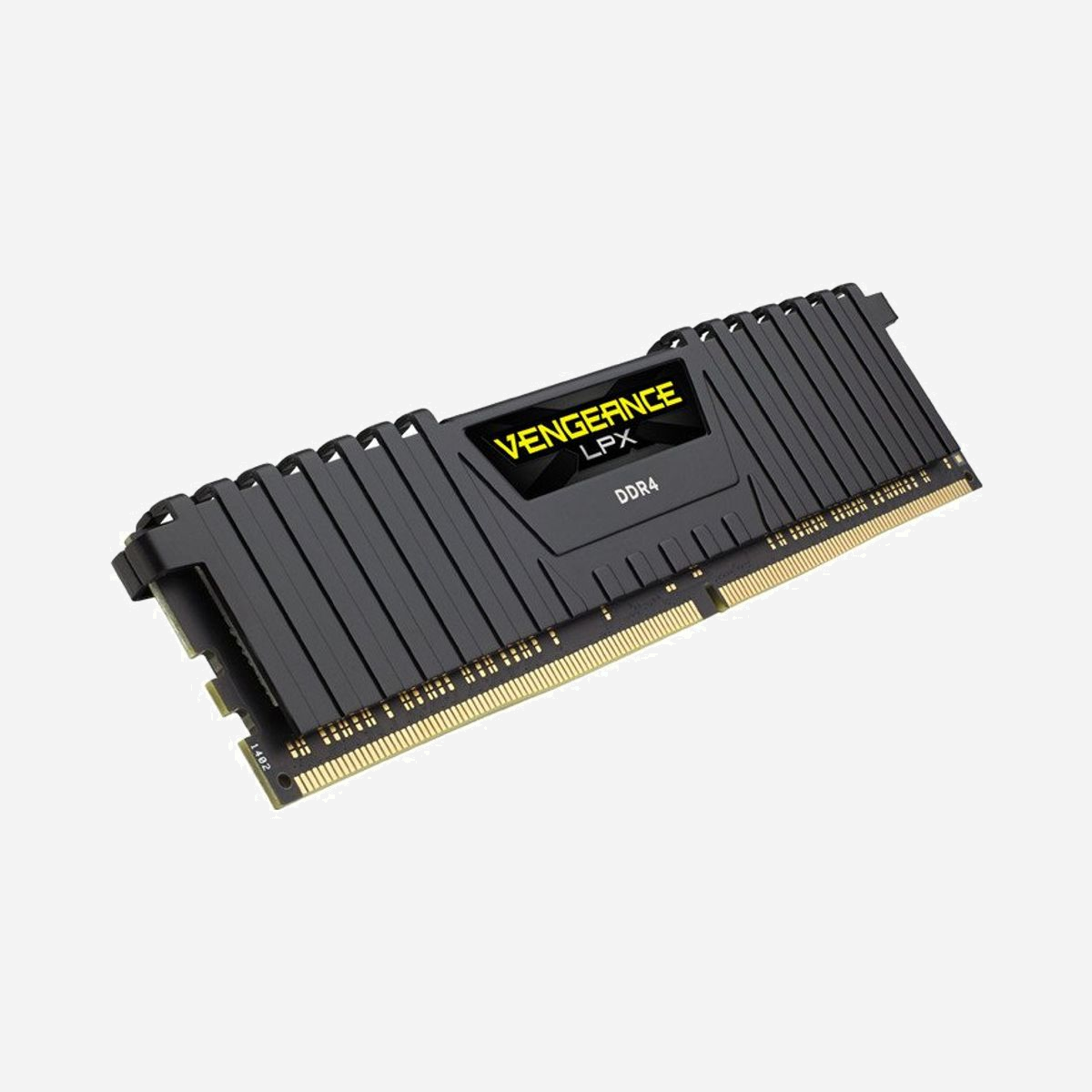 Corsair Vengeance LPX 8GB DDR4 2400MHz DIMM 288-pin, 1x8GB, CL16, 1.2V, Radiateur Aluminium, Compatible Intel XMP 2.0 - CMK8GX4M1A2400C16 - La mémoire Vengeance LPX a été spécialement conçue pour l'overclocking haute performance. Le dissipateur thermique est composé d'aluminium pour une dissipation plus rapide de la chaleur, et la carte de circuit imprimé de huit couches gère la chaleur et offre une marge d'overclocking supérieure. Chaque circuit intégré est sélectionné individuellement pour assurer le potentiel de performance.<br><br>Le format DDR4 est optimisé pour les dernières cartes mères de la série Intel X99 et propose des fréquences plus élevées, une bande passante plus large ainsi qu'une consommation moindre que les modules DDR3. Les modules Vengeance LPX DDR4 sont testés en terme de compatibilité sur les cartes mères de la série X99 pour s'assurer que la vitesse de performance est fiable. Le XMP 2.0 est pris en charge pour un overclocking automatique et fluide. De plus, ils se déclinent en plusieurs couleurs pour s'harmoniser avec votre carte mère, vos composants ou tout simplement votre style.<br><br><b>Compatibilité testée sur les cartes mères de la série X99 pour s'assurer de la rapidité fiable des performances</b><br><br>Dans le cadre de notre processus de tests complet, les performances et la compatibilité sont vérifiées sur la plupart des cartes mères de la série X99 existant sur le marché et même sur quelques-unes qui n'y sont pas.<br><br><b>Conçu pour un overclocking haute performance</b><br><br>Chaque module Vengeance LPX est monté sur une carte de circuit imprimé à huit couches et des circuits intégrés de mémoire triés sur le volet. Le dissipateur thermique assure un refroidissement d'une grande efficacité qui renforce le potentiel d'overclocking.<br><br><b>Dissipateur thermique en aluminium pur pour accélérer la dissipation et le refroidissement</b><br><br>La marge d'overclocking est limitée par la température de fonctionnement. Le design unique du dissipateur thermique de la Vengeance LPX éloigne la chaleur des circuits intégrés pour la diriger dans le courant de refroidissement du système, pour pouvoir aller plus loin.<br><br>Le dissipateur thermique fait bien plus que renforcer le bon fonctionnement de la Vengeance LPX ; sa forme agressive mais recherchée fait toujours bon effet dans les systèmes exposés.<br><br><b>Prise en charge de XMP 2.0 pour un overclocking automatique et fluide</b><br><br>Pousser manuellement la fréquence de DRAM est un exercice qui peut être intéressant, mais parfois, tout ce que vous voulez, c'est obtenir les performances maximales sans avoir à vous casser la tête.<br><br>Les cartes mères Intel X99 prennent en charge la nouvelle norme XMP 2.0, tout comme la DRAM de la Vengeance LPX. Enclenchez-la et elle s'ajustera automatiquement à la vitesse de sécurité la plus rapide de votre kit Vengeance LPX. Vous obtiendrez des performances fiables extraordinaires sans blocage ni comportement étrange.<br><br><b>Design à profil bas conçu pour les petits espaces</b><br><br>Lorsque les premières cartes mères Mini-ITX et Micro ATX pour la DDR4 seront lancées, la Vengeance LPX sera prête. Son petit facteur de forme est idéal pour les boîtiers de petite taille ou les systèmes dans lesquels l'espace est compté.<br><br><b>Disponible en plusieurs couleurs pour s'harmoniser à la carte mère ou au système</b><br><br>Les meilleurs systèmes haute performance sont aussi attractifs que performants. La Vengeance LPX est disponible en plusieurs couleurs pour s'harmoniser avec votre carte mère, vos composants, votre boîtier, ou tout simplement votre couleur préférée.