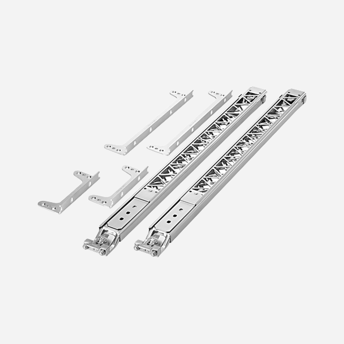 Kit de Montage Rack HPE X450 J9852A Universel 4U/7U 4-Poteaux Argent, Compatible HP 5406R/5412R, 119.4x71.1x716.3mm, Poids 2.59kg - HPE X450 4U/7U Universal 4-Post Rack Mounting Kit. Couleur du produit: Argent, Compatibilité: HP 5406R, 5412R. Largeur: 119,4 mm, Profondeur: 71,1 mm, Hauteur: 716,3 mm. Format: 4U/7U