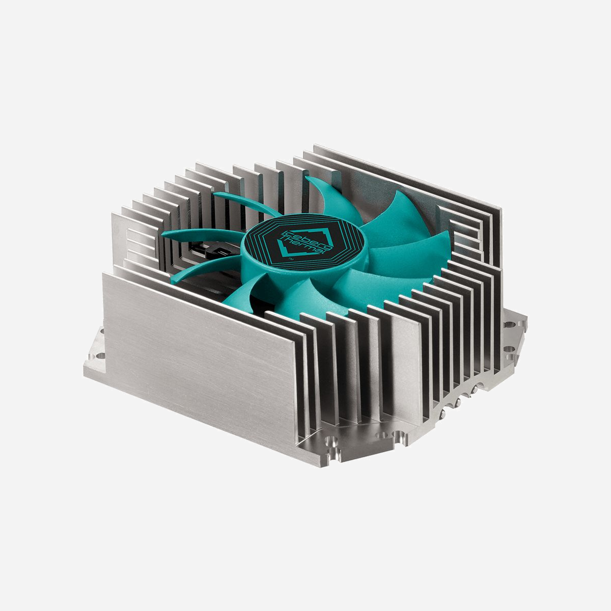 Iceberg Thermal IceFLOE T65 Refroidisseur CPU 8cm, Acier Inox, 1000-3000 RPM, 37.6 CFM, TDP 65W, Sockets Intel/AMD, 3 Caloducs 6mm - Iceberg Thermal IceFLOE T65. Type: Refroidisseur, Diamètre du ventilateur: 8 cm, Vitesse de rotation (min): 1000 tr/min, Vitesse de rotation (max): 3000 tr/min, Pression d'air maximale: 3,02 mmH2O, Type de roulement: Hydraulique. Tension: 12 V. Largeur: 88 mm, Profondeur: 100 mm, Hauteur: 38 mm. Couleur du produit: Acier inoxydable