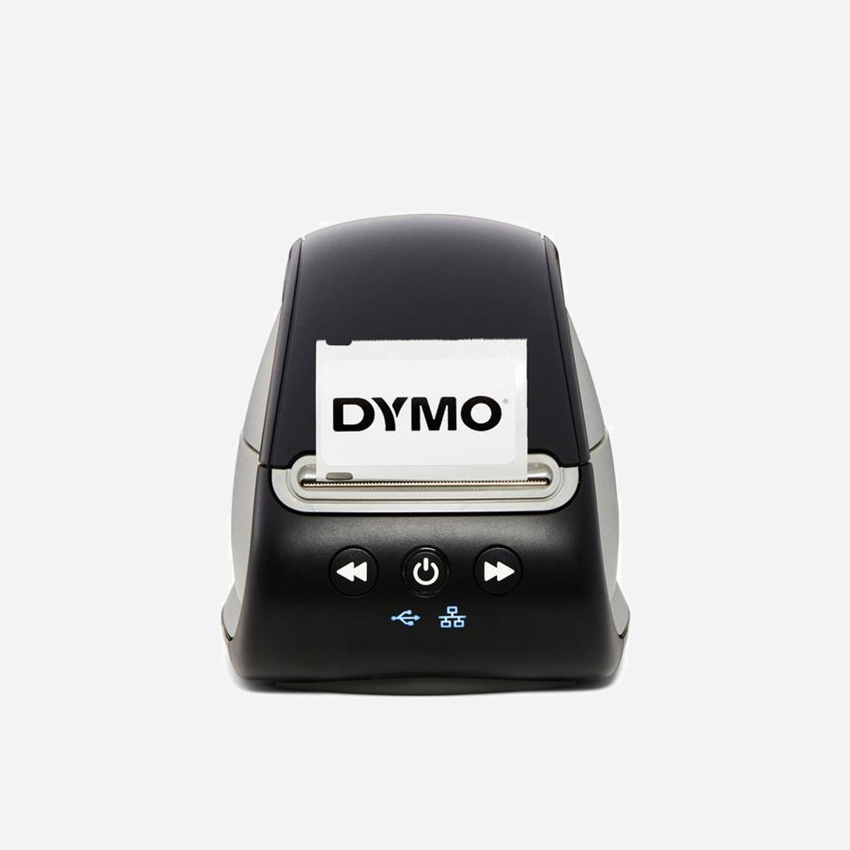 DYMO LabelWriter 550 Turbo - Imprimante d'Étiquettes LAN PC/Mac - Technologie Reconnaissance Étiquettes - Étiquettes DYMO Authentic & FSC - Réf. 2112723 - Imprimante d’étiquettes PC/Mac® haute vitesse avec connexion LAN <br><br><br>La nouvelle version optimisée de l'imprimante LabelWriter™ 550 Turbo garantit des solutions ultra rapides et efficaces pour toutes vos applications d'impression d'étiquettes pour l’envoi de courriers, l'archivage, la gestion des visiteurs et autres besoins en étiquetage, grâce à ces capacités de connexion LAN pour imprimer les étiquettes depuis plusieurs ordinateurs en réseau (une simple connexion par câble Ethernet vous permet d'imprimer les étiquettes depuis n'importe quel ordinateur connecté à votre réseau). Avec la technologie innovante et unique de reconnaissance des étiquettes, finies les erreurs lorsqu'il faut choisir un type d'étiquettes précis depuis un menu déroulant. Vous connaissez à tout moment et en un clin d’œil la taille, le type et la couleur d'étiquette à charger. Vous connaissez également le nombre d'étiquettes restantes, sans risquer de vous retrouver à interrompre une impression en cours. Et c’est sans compter sa vitesse d’impression exceptionnelle, jusqu’à 45 % de rapidité en plus par rapport au modèle de base LabelWriter™ 550, ce qui vous permet d'imprimer des quantités d'étiquettes précises sans avoir à vous encombrer de planches d’étiquettes difficiles à gérer. Connectivité réseau LAN pour se connecter à une machine et partager les tâches d'impression à tous les appareils connectés au réseau. Compatible uniquement avec des étiquettes DYMO® Authentic LabelWriter™ de haute qualité et sans BPA, et les étiquettes papier en matériau certifié FSC®