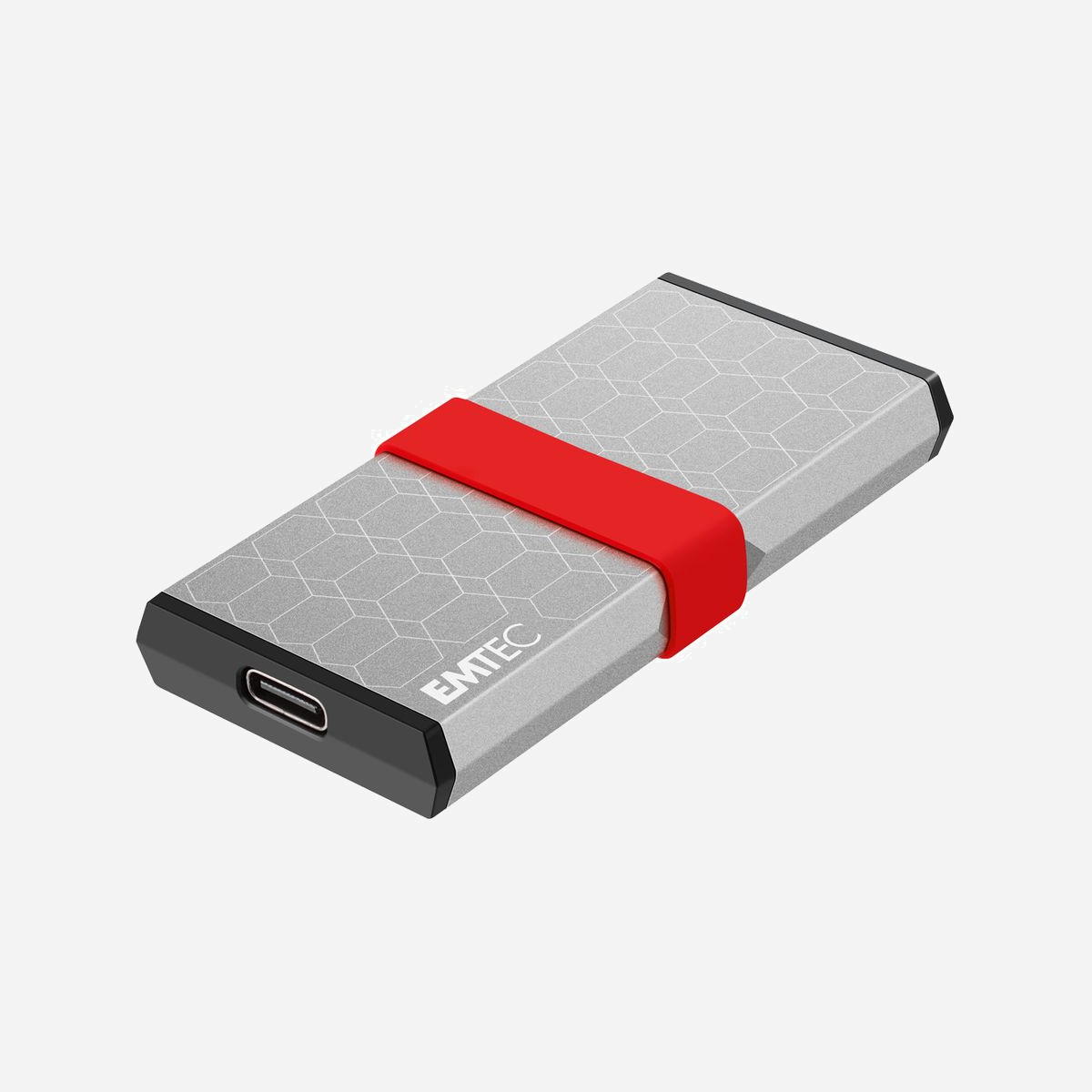 Emtec X205 Mini SSD 256 Go USB Type-C USB 3.2 Gen 2x2 Argent - Lecture 1100 Mo/s, Boîtier Aluminium, Compatible Windows/macOS/Android/iOS - Emtec X205 Mini. Capacité du Solid State Drive (SSD): 256 Go. Connecteur USB: USB Type-C, Version USB: USB 3.2 Gen 2x2. Vitesse de lecture: 1100 Mo/s. Couleur du produit: Argent