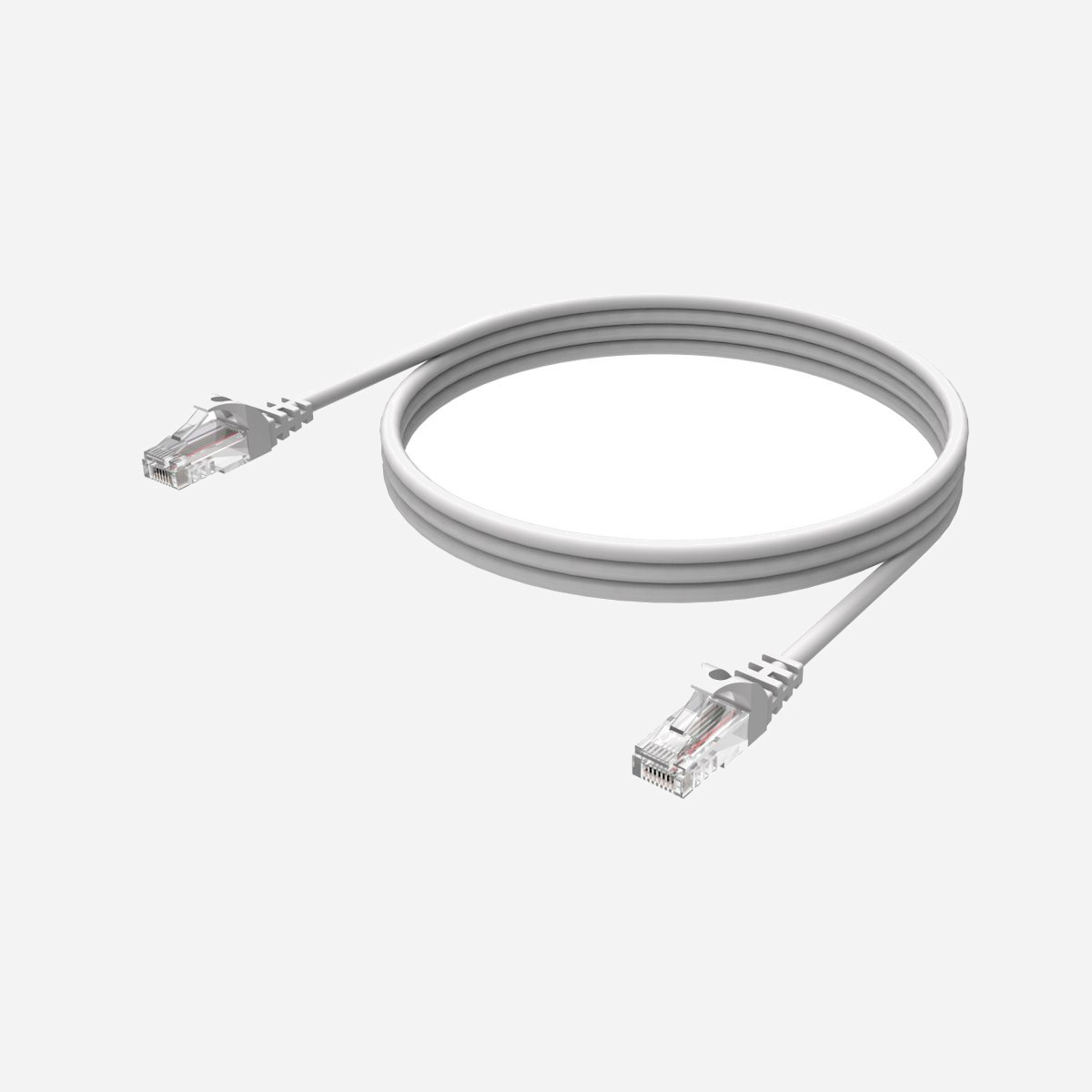 Vision TC-3MCAT6 Câble Réseau Cat6 U/UTP (UTP) 3m Blanc, Connecteurs RJ-45 Plaqué Or, 250MHz, AWG24, Diamètre 6.2mm - Vision Cat6 UTP, 3m. Longueur de câble: 3 m, Câble standard: Cat6, Blindage du câble: U/UTP (UTP), Connecteur 1: RJ-45, Connecteur 2: RJ-45, Contacts du connecteur de placage: Or, Couleur du produit: Blanc