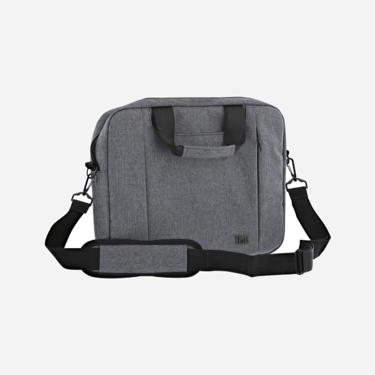 T'nB NBANTI15 Sac Messenger Gris pour ordinateur portable jusqu'à 15.6" (39.6cm), textile, 430x340x20mm, bandoulière et poignée, 427g. - T'nB NBANTI15. Type d'étui: Sac Messenger, Taille maximale de l’écran: 39,6 cm (15.6"), Portable à là main, Sangle épaule. Poids: 427 g. Coloration de surface: Monochromatique
