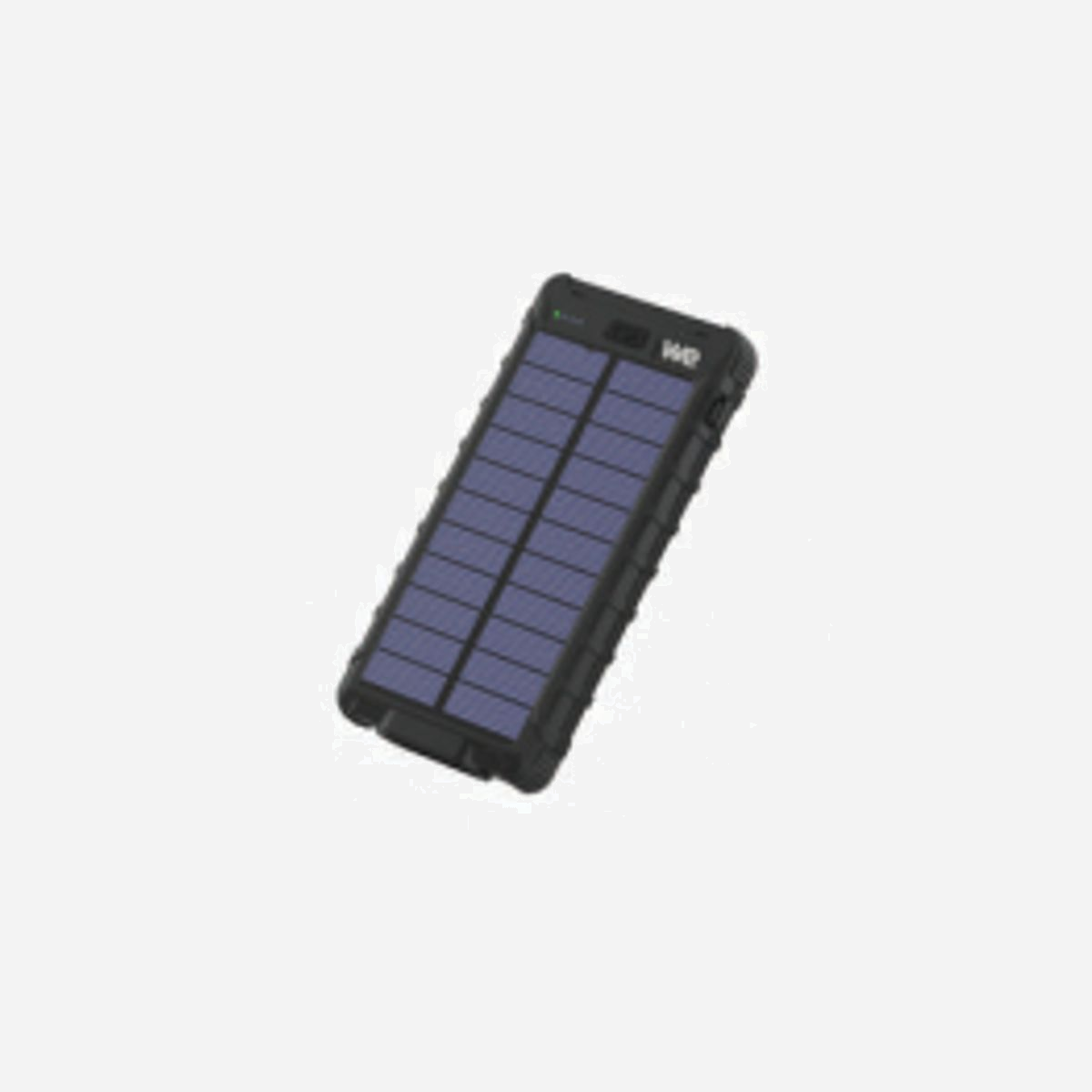 WE WEBATT10000SOLN Batterie Externe 10000mAh Noire, Charge Solaire/USB, 2 Ports USB Type-A, IPX4, pour Mobile/Smartphone - Batterie 10000<br>