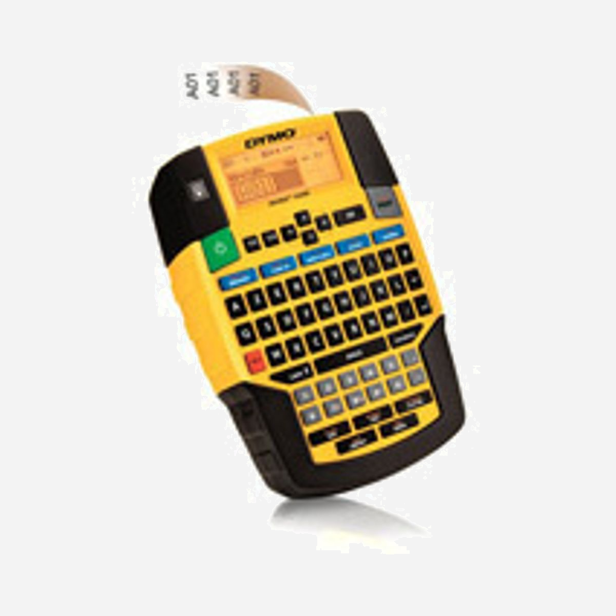 DYMO Rhino 4200 - Imprimante d'étiquettes 6-19mm, Clavier QWERTZ, Hot Keys, Codes-barres 39/128, Nylon/Polyester/Vinyle, Li-Ion, Noir/Jaune - La DYMO Rhino™ 4200 étiquette vite – et bien. Son clavier AZERTY facil est facile à utiliser. Ses touches de raccourci « Hot Keys » permettent de créer et de mettre en forme rapidement des enrobages de fils et de câbles, des étiquettes drapeau, des codes-barres 39 et 128, des étiquettes à longueur fixe, des étiquettes de modules et bien plus. Imprimez des étiquettes allant jusqu'à 19 mm de large sur nylon flexible, polyester permanent et vinyle durable –PLUS imprimez directement sur gaines thermorétractables. Gagnez Gagnez encore plus de temps grâce à des fonctions exceptionnelles – comme la touche Favoris qui permet d'accéder aux étiquettes, symboles et termes que vous utilisez le plus fréquemment, et la touche Custom qui évite la répétition d'étapes en enregistrant les paramètres personnalisés.