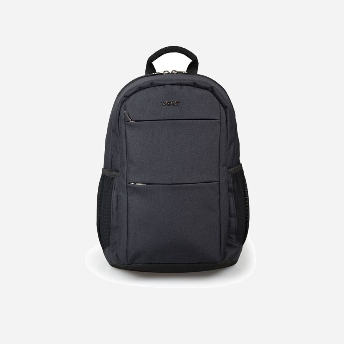 Port Designs Sydney Sac à Dos 15.6" Noir Polyester, Compartiment Tablette 10.1", 2 Poches Avant, Dimensions 350x190x485mm, Poids 704g, Référence 135173 - Sydney Backpack est un sac-à-dos urbain et moderne avec un compartiment dédié pour votre notebook et ou votre ordinateur hybride. Son design élégant et qualitatif a été développé par nos designers dans notre studio de création à Paris.<br><br>Sydney backpack possède un compartiment intérieur rembourré pour offrir une protection optimale à votre ordinateur portable. Vous trouverez également un compartiment pour votre tablette tactile jusqu’à 10.1’’, ainsi que de 2 poches intérieures pour tous vos accessoires.<br><br>Ce sac-à-dos dispose également de 2 grandes poches à l’avant muni de nombreux rangements qui vous permettront de placer vos effets personnels comme bon vous semble.<br><br>Pour un confort optimal, nos designers ont opté pour un dos, des bretelles et une poignée matelassés.<br><br>Le logo et les tirettes sont en métal, pour une qualité et une solidité optimale.<br><br>De plus, la construction globale du sac-à-dos est intégralement rembourrée, offrant une protection supplémentaire à tous vos effets personnels ainsi qu'à votre matériel informatique. Vous retrouverez sur chaque côté du sac-à-dos une poche à filet, très pratique pour transporter des bouteilles d’eau ou un parapluie par exemple.<br><br>La garantie à vie vous donne le sentiment que nous éprouvons en vous vendant ce produit : robustesse, confiance et longévité !