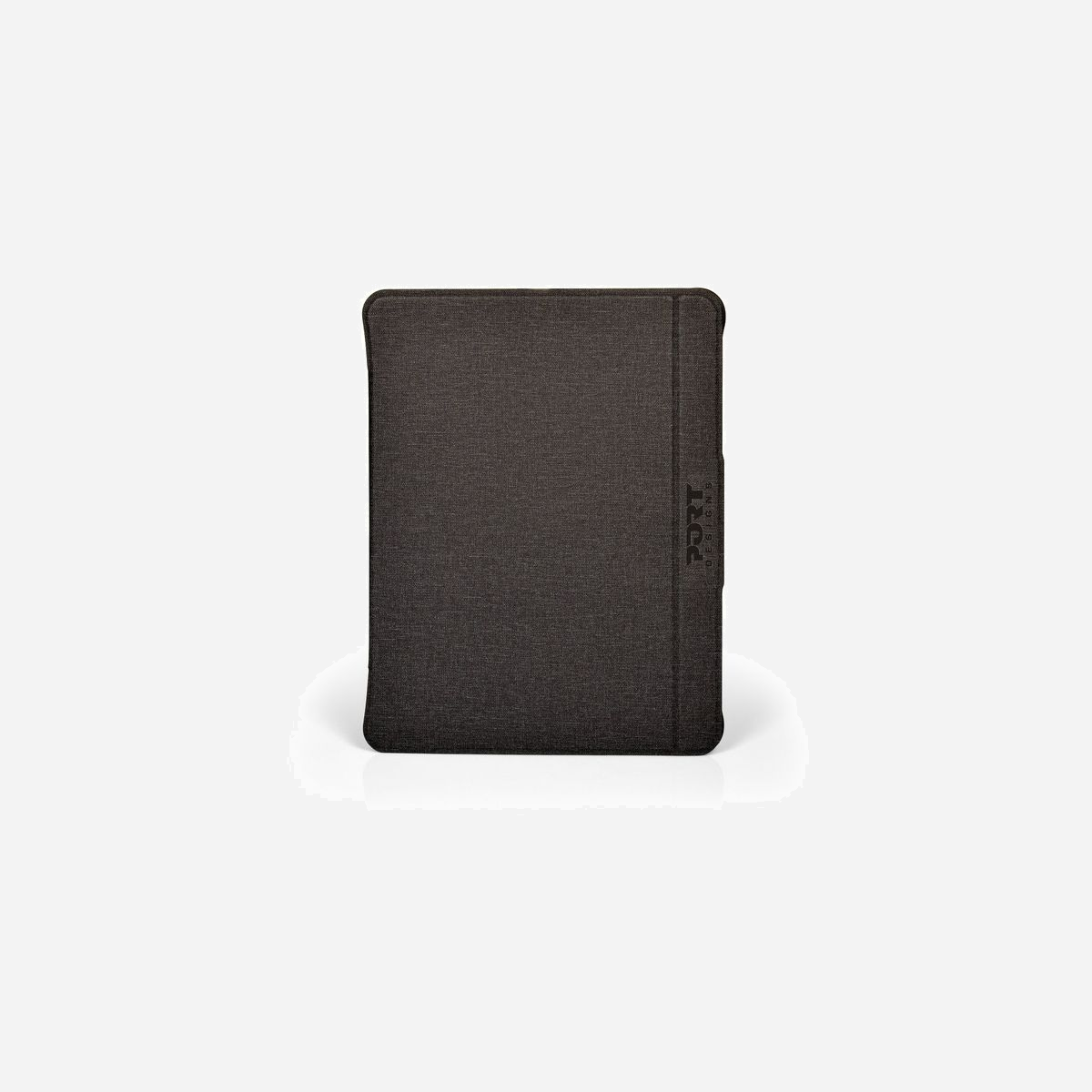 Port Designs Manchester II - Étui Folio Noir pour iPad 10.2" (2019) - Polyuréthane, Résistant aux Rayures, Fonction Support, Boucle Stylo - 260x20x202mm, 465g - Étui de protection Manchester II pour iPad