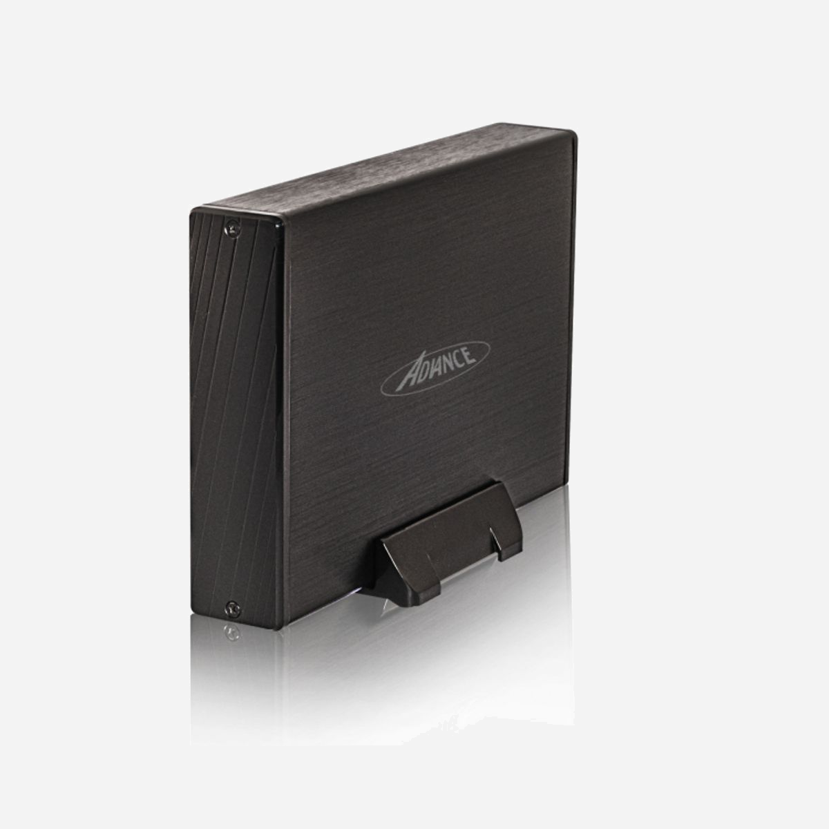 ADVANCE BX-308U3 Boîtier HDD 3.5" SATA USB 3.2 Gen 1 (5 Gbps) Aluminium Noir - Support 1x HDD/SSD 3.5" jusqu'à 2To - Hot Swap - USB Type-B - ADVANCE BX-308U3. Type de produit: Boîtier HDD. Nombre d'unités de stockage pris en charge: 1, Taille de l'unité de stockage: 3.5", Interfaces de lecteur de stockage prises en charge: SATA, Capacité de stockage maximum: 2 To. Taux de transfert des données: 5 Gbit/s. Échange à chaud. Couleur du produit: Noir. Connecteur USB: USB Type-B