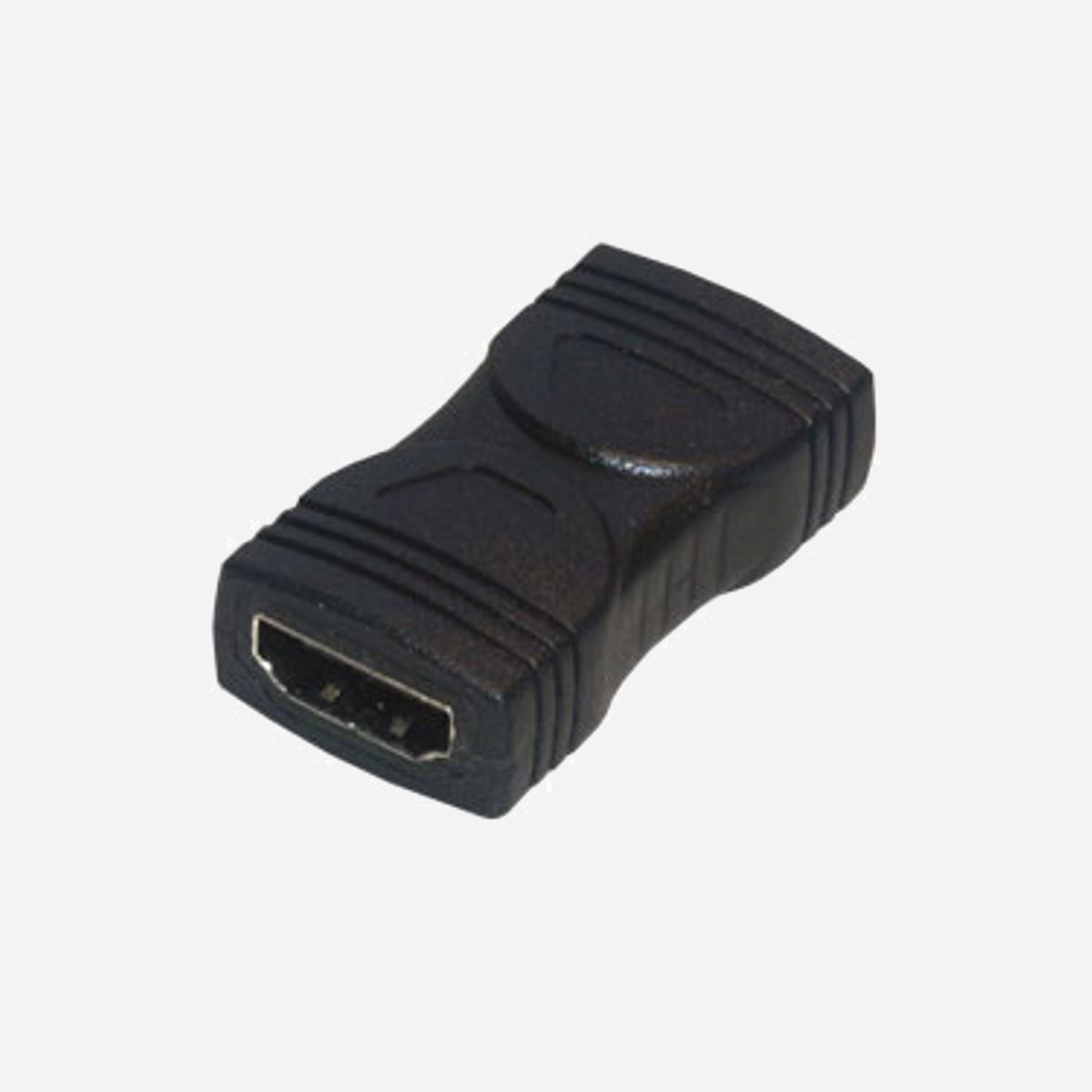 MCL Coupleur HDMI Femelle/Femelle 19-pin HDMI-A Noir - CG-282 - Connecteurs HDMI-A Femelle pour extension HDMI Standard, compatible HDCP - Coupleur pour relier deux cordons HDMI. Supporte tous les protocoles et spécifications HDMI et HDCP. • Connecteur extrémité 1 : HDMI 19 broches mâle type A • Connecteur extrémité 2 : HDMI 19 broches mâle type A