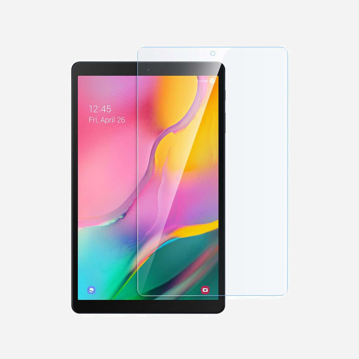 DLH Protection écran verre trempé transparent 10.1" pour Samsung Galaxy Tab A 2019 (SM-T510 / SM-T515), 25.6cm, 27g - PROTECTION ECRAN EN VERRE TREMPE POUR SAMSUNG GALAXY TAB A 10.1" 2019 (SM-T510 / SM-T515)