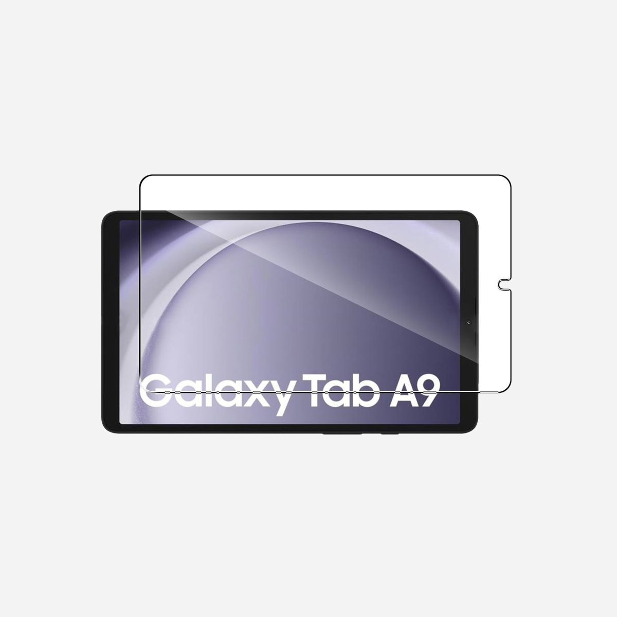 DLH DY-PE5232 Protection écran verre trempé transparent 8.7" pour Samsung Galaxy Tab A9 (SM-X110/SM-X115), résistant chocs/rayures/impacts - Protection écran en verre trempé pour SAMSUNG Galaxy Tab A9 8.7" (SM-X110 / SM-X115)