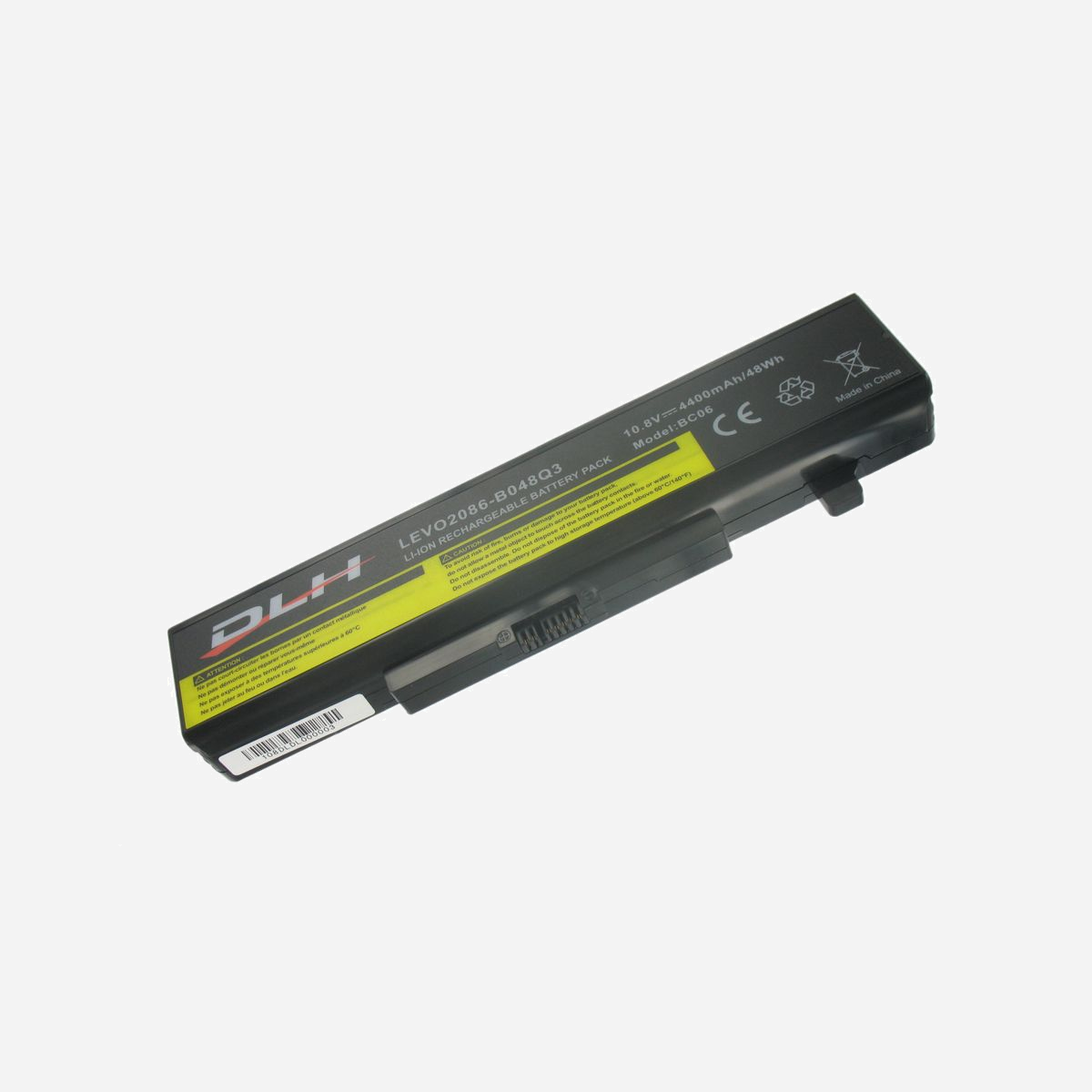 Batterie DLH Li-ion 10.8V 5200mAh 56Wh pour Lenovo ThinkPad Edge E430/E530, B480/B580, V480/V580, M490s - Remplace 75+, 0A36311 - Pour LENOVO ThinkPad Edge E430 / ThinkPad Edge E435 / ThinkPad Edge E530 / ThinkPad Edge E535 / ThinkPad Edge E540 / B480 / B485 / B490 / B580 / B585 / B590 / B4400 / B5400 / V480 / V490u / V580 / M490s