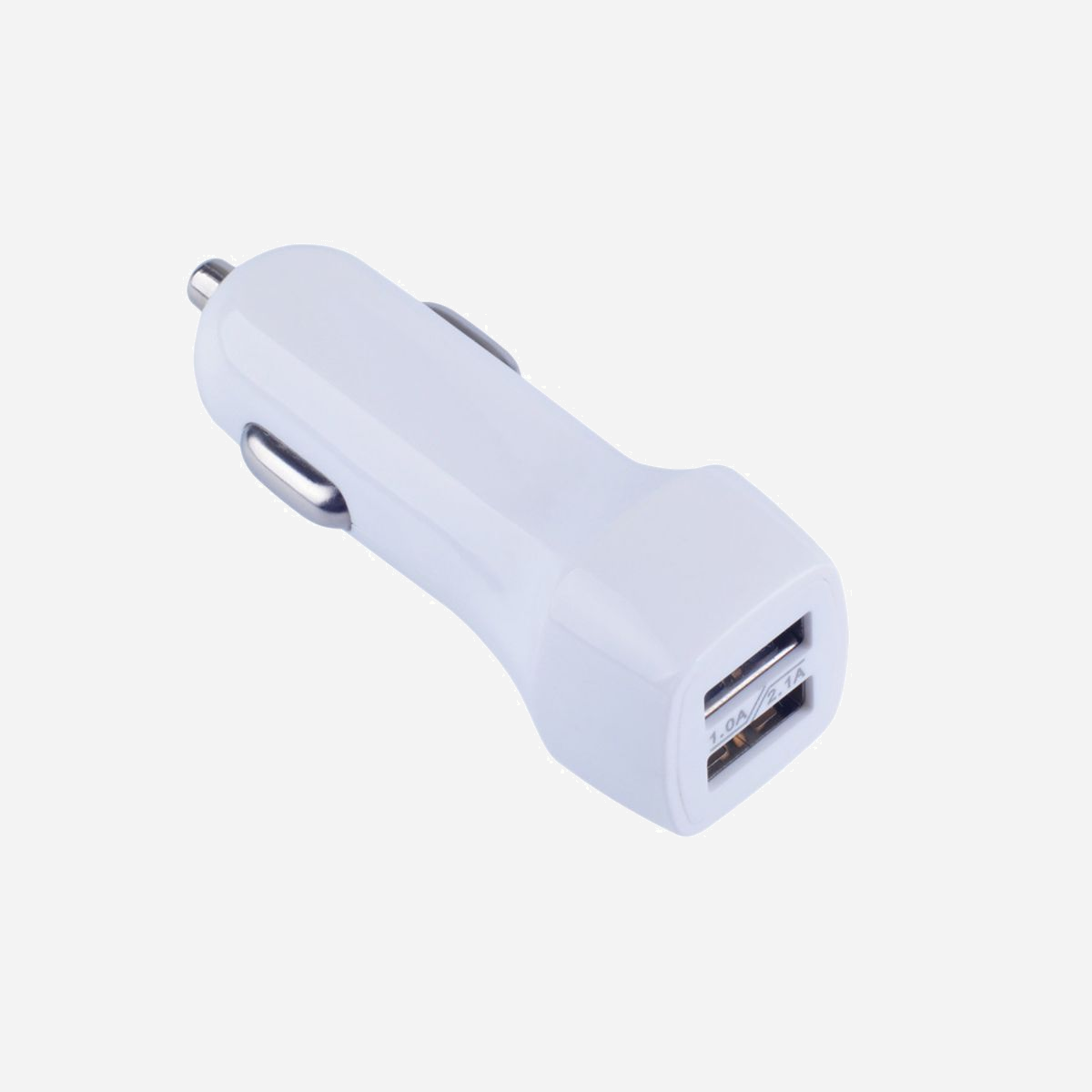 DLH Chargeur Auto 2 Ports USB 2.0 2.4A/12W - Entrée 12-24V, Sortie 5V - Dimensions 64x26x23mm, Blanc - Réf. DY-AU2314W - DLH CHARGEUR VOITURE 2 PORTS USB 2.4A 12W. Type de chargeur: Auto, Type de source d'alimentation: Allume-cigare, Compatibilité de chargeur: Téléphone portable, Smartphone, Tablette. Tension d'entrée: 12 - 24 V, Tension de sortie (max): 5 V, Courant de sortie de l'adaptateur secteur: 2,4 A. Quantité de Ports USB 2.0: 2. Couleur du produit: Blanc