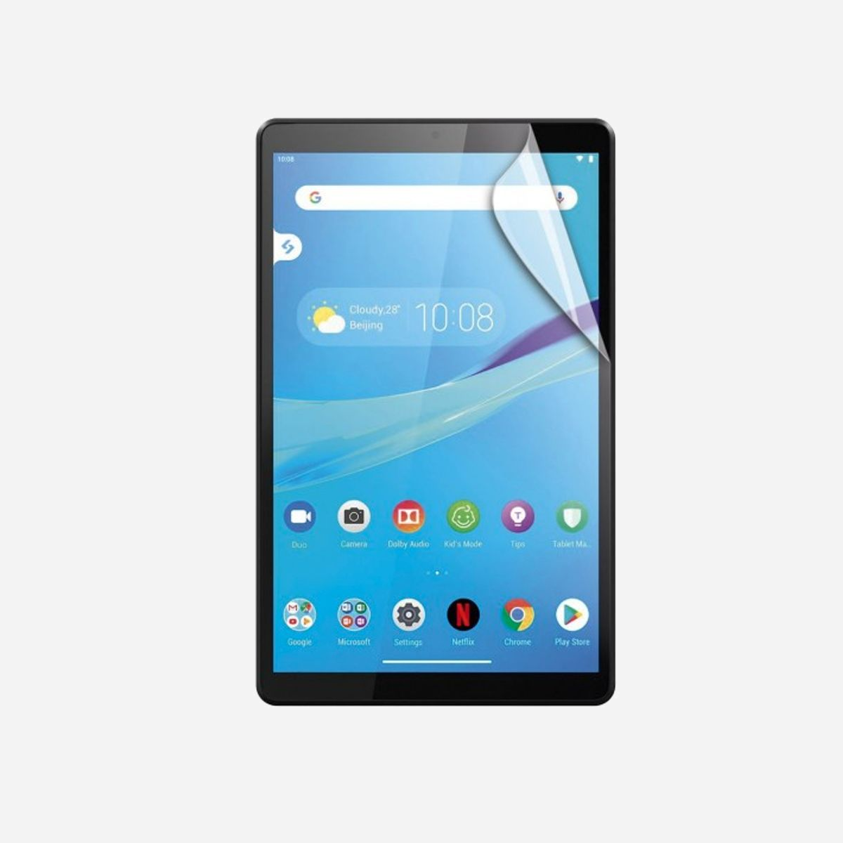 Mobilis 036184 : Protection d'écran 6H Transparente pour Lenovo Tab M8 HD (2nd Gen TB 8505) - Kit de Pose Inclus - Protégez l'écran de votre Tab M8 HD 2019 (2nd gen) (TB 8505) avec ce protège-écran transparent conçu par MOBILIS®. Normé IK06, c'est-à-dire la meilleure protection anti-chocs du marché, cet écran de protection souple et incassable s'installe facilement et rapidement sur votre appareil informatique grâce à sa technologie anti-bulles. Il est également livré avec un kit de pose composé d'une lingette nettoyante, d'un chiffon microfibre, d'un film adhésif attrape-poussière et d'une carte de lissage. La finition transparente de cette protection vous offre une clarté visuelle supérieure. Le protège-écran est également compatible avec le stylet capacitif de MOBILIS®. Ainsi, avec cette protection dédiée, l'écran de votre Tab M8 est donc parfaitement protégé contre les chocs, la casse, les rayures, la poussière...