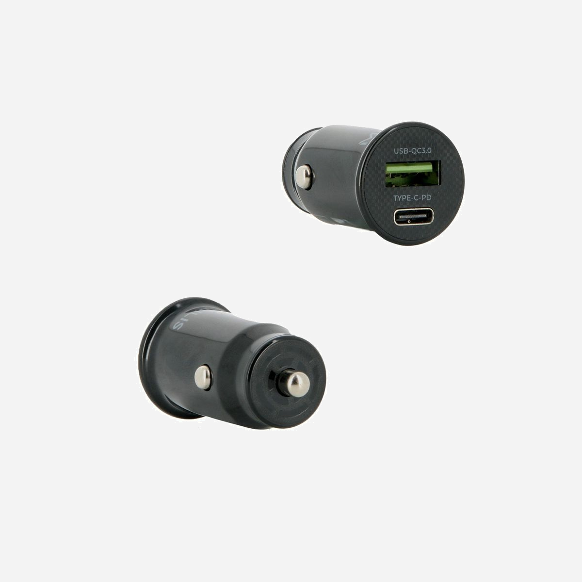 Mobilis 001351 Chargeur Auto Universel Noir, 1 port USB-A 3.2 Gen 1, 1 port micro-USB, 12-24V, 25W, Dimensions 11x7.6x3.3mm - Mobilis 001351. Type de chargeur: Auto, Type de source d'alimentation: Allume-cigare, Compatibilité de chargeur: Universel. Tension de sortie (max): 24 V. Couleur du produit: Noir