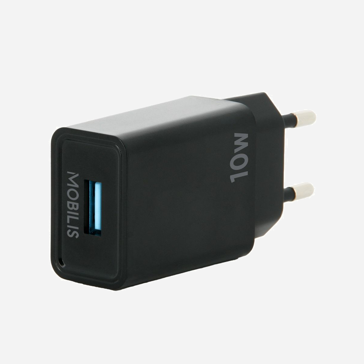 Mobilis 001360 Chargeur Secteur Universel Noir 10.5W, 1 port USB 3.2 Gen 1 Type-A, Douille Type C (Europlug), 82x35x23mm, 38g - Mobilis 001360. Type de chargeur: Auto, Type de source d'alimentation: Secteur, Compatibilité de chargeur: Universel. Couleur du produit: Noir