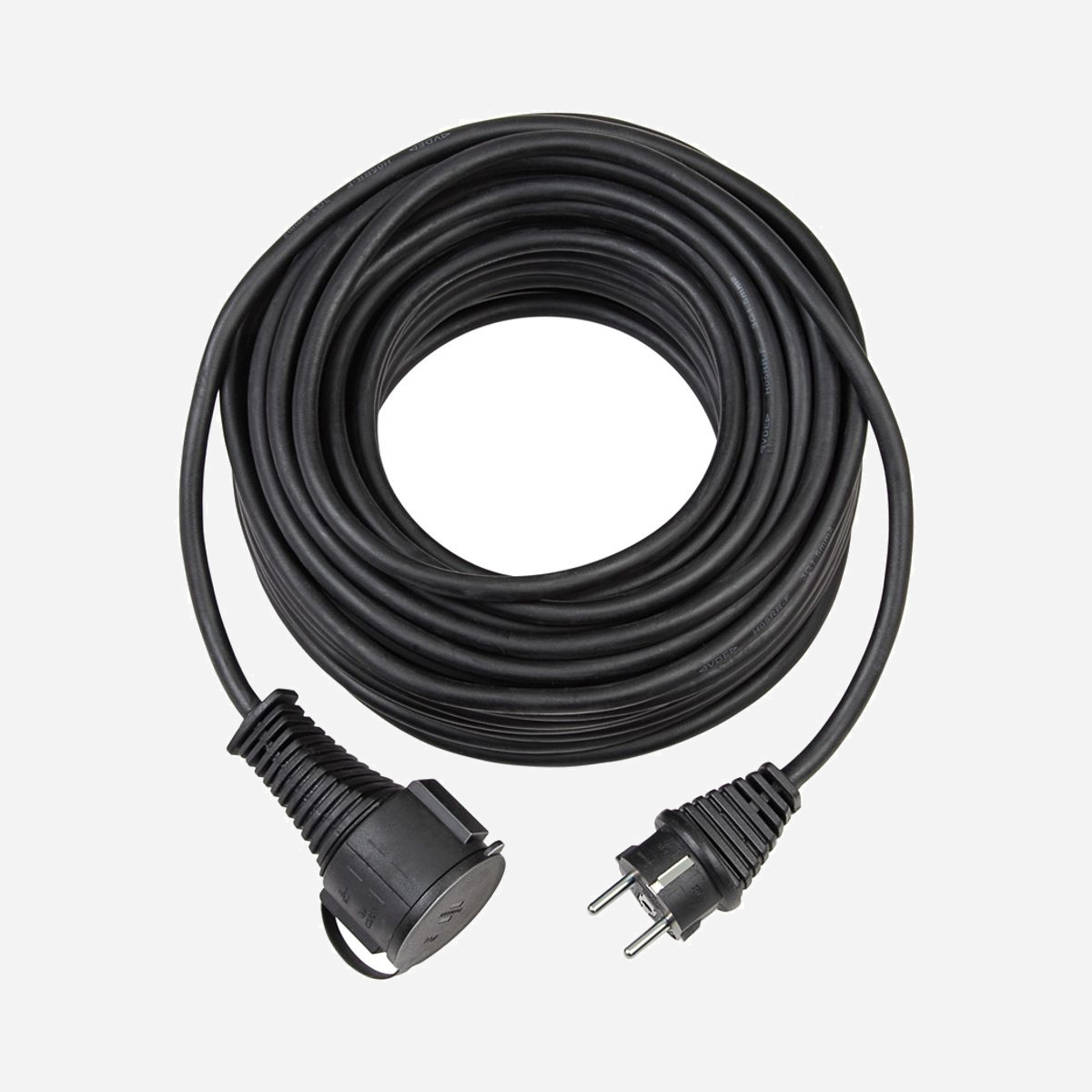 Câble d'Alimentation Brennenstuhl 1161420 Noir 5m, Connecteur Mâle vers Femelle, Longueur 5 mètres, Code SH 84733080 - Brennenstuhl 1161420. Longueur de câble: 5 m