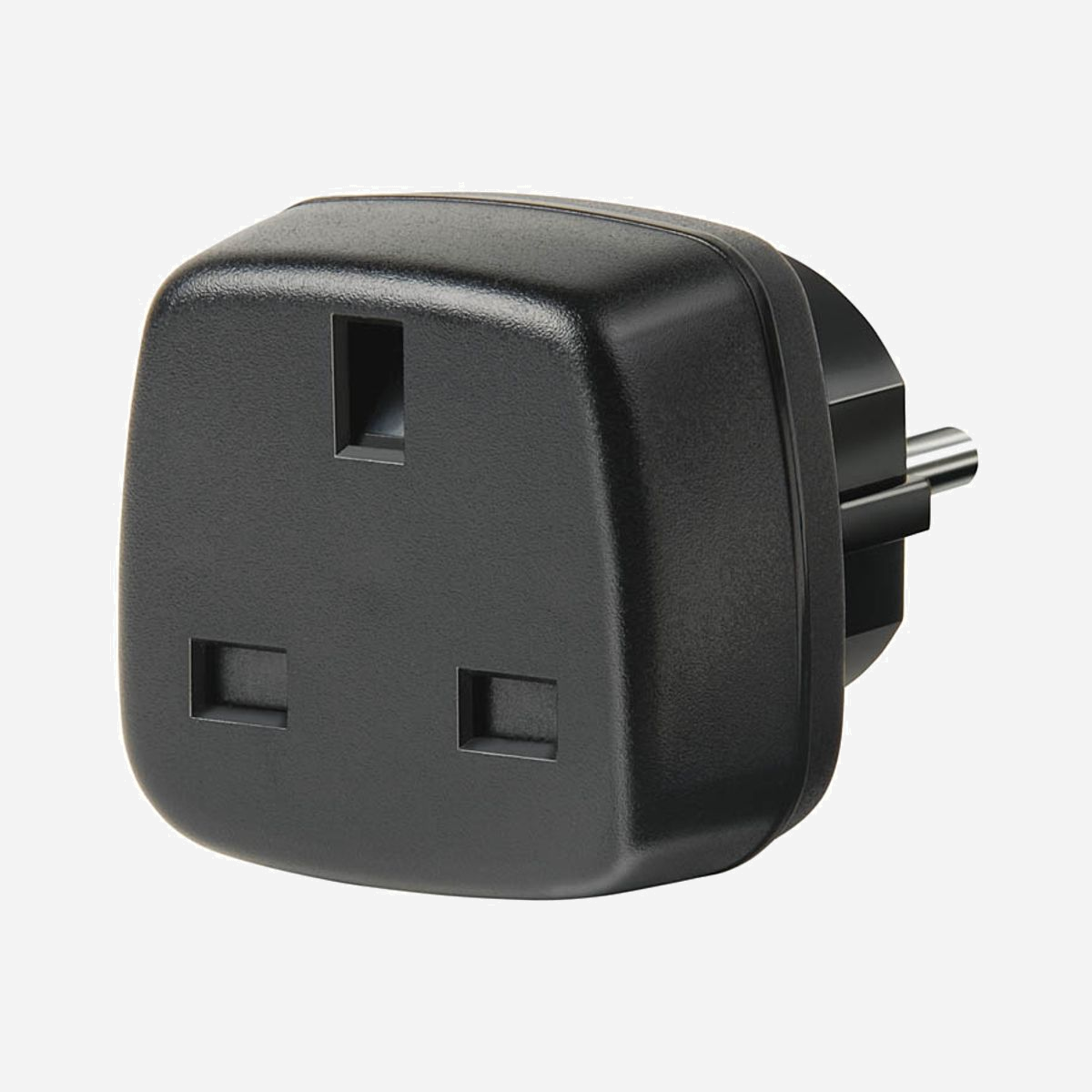 Brennenstuhl Adaptateur de Voyage GB/Earthed Noir - Réf. 1508530 - Adaptateur secteur noir, code SH 85044095 - Brennenstuhl Travel Adapter GB/earthed. Couleur du produit: Noir