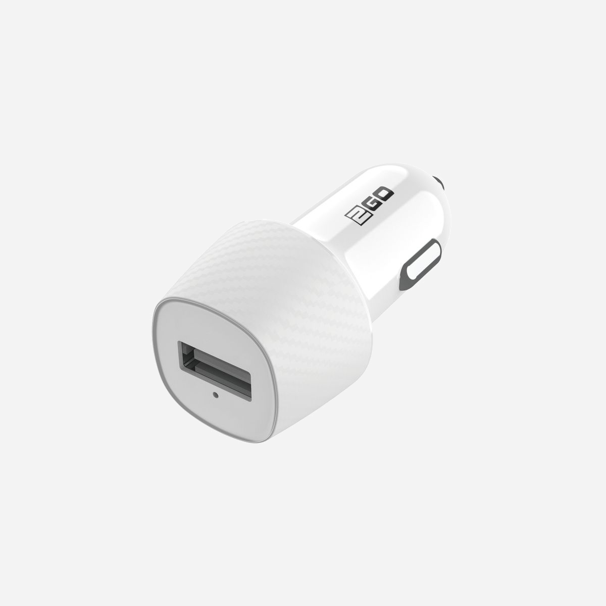 2GO Chargeur Auto Universel 794921 Blanc - Alimentation Allume-cigare 12-24V, 1 Port USB 2.0, Sortie 5V/1000mA, Indicateur LED - 2GO 794921. Type de chargeur: Auto, Type de source d'alimentation: Allume-cigare, Compatibilité de chargeur: Universel. Tension d'entrée: 12-24 V, Tension de sortie (max): 5 V. Quantité de Ports USB 2.0: 1. Couleur du produit: Blanc