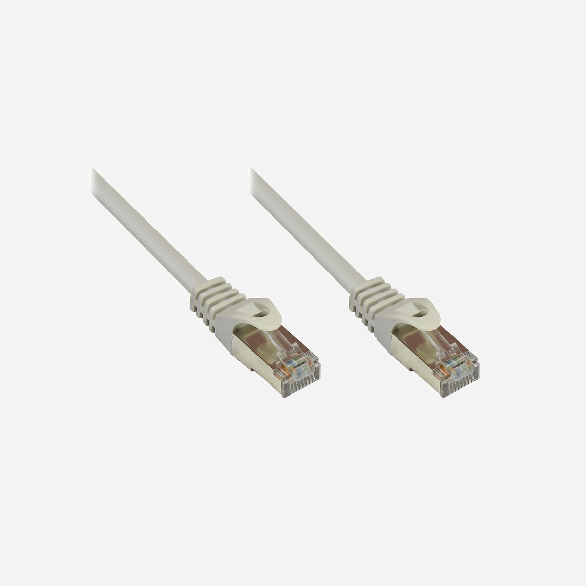 Alcasa Câble Réseau 10m Cat5e SF/UTP (S-FTP) RJ45/RJ45 Contacts Or, 10/100/1000Base-T(X), 100MHz, AWG26, Gris, Réf: 8550-100 - Alcasa RJ45/RJ45, 10 m. Longueur de câble: 10 m, Câble standard: Cat5e, Blindage du câble: SF/UTP (S-FTP), Connecteur 1: RJ-45, Connecteur 2: RJ-45, Contacts du connecteur de placage: Or, Couleur du produit: Gris