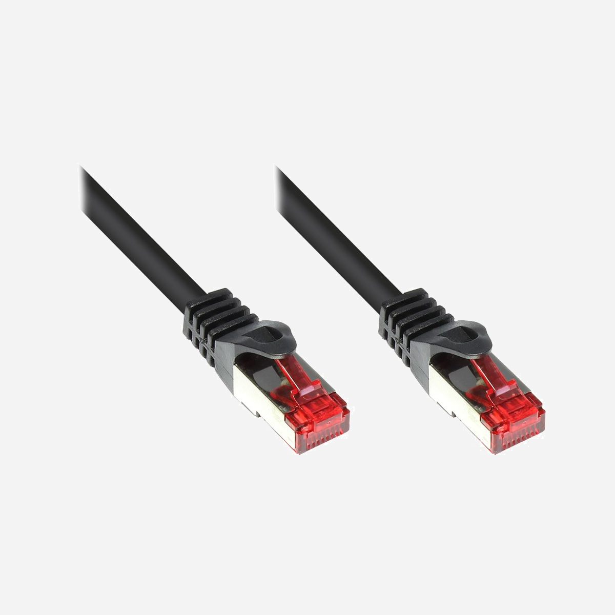 Câble Réseau Alcasa 7.5m Cat6 S/FTP (S-STP) Noir, Connecteurs RJ-45 Plaqué Or, 27/7 AWG, 250 MHz, Diamètre 6.2mm, Gaine Nylon/PVC. Référence 8060-075S - Alcasa 7.5m Cat6 S/FTP. Longueur de câble: 7,5 m, Câble standard: Cat6, Blindage du câble: S/FTP (S-STP), Connecteur 1: RJ-45, Connecteur 2: RJ-45, Contacts du connecteur de placage: Or, Couleur du produit: Noir