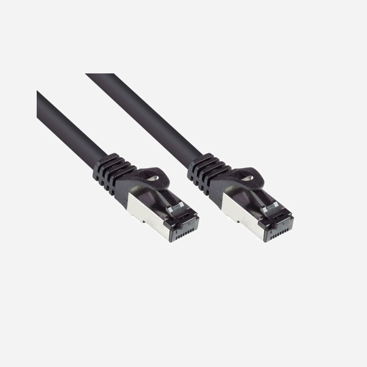 Câble Réseau Alcasa 8060-HP500S Cat6a S/FTP 50m Noir, Connecteurs RJ-45 plaqué Or, Conducteur Cuivre, 10 Gigabit Ethernet, 500MHz, LSZH - Alcasa 8060-HP500S. Longueur de câble: 50 m, Câble standard: Cat6a, Blindage du câble: S/FTP (S-STP), Connecteur 1: RJ-45, Connecteur 2: RJ-45, Contacts du connecteur de placage: Or, Couleur du produit: Noir