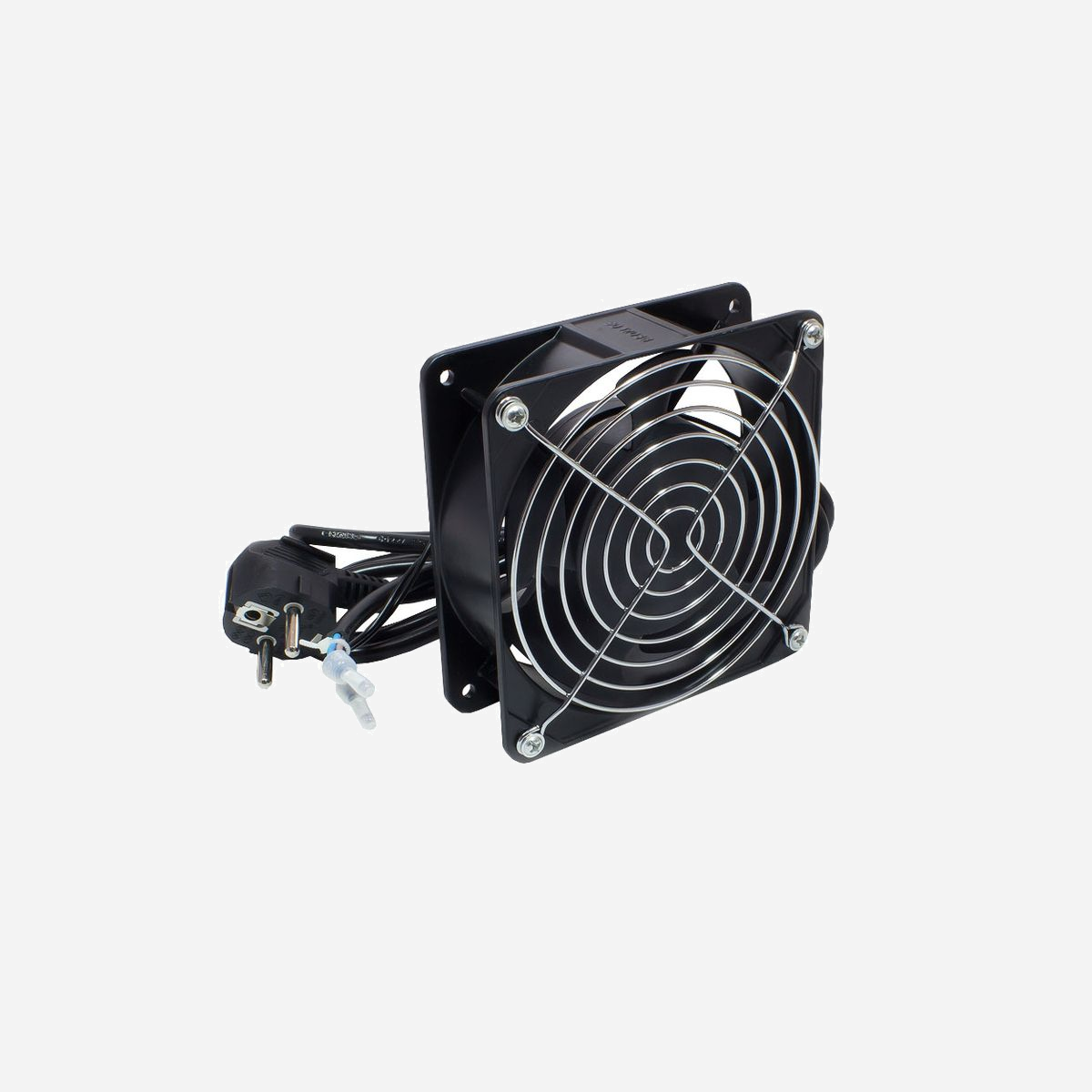 Ventilateur de Rack Alcasa GC-N0102 120x120x38mm Alimentation Secteur, Boîtier Métal, Câble 1.8m, Connecteur EU, Kit de Montage Inclus - Alcasa GC-N0102. Type: Ventilateur, Couleur du produit: Noir, Matériau du boîtier/corps: Métal. Source d'alimentation: Secteur. Largeur: 120 mm, Profondeur: 38 mm, Hauteur: 120 mm. Quantité: 1 pièce(s). Câbles inclus: Secteur, Types de fiches d'alimentation fournies: EU