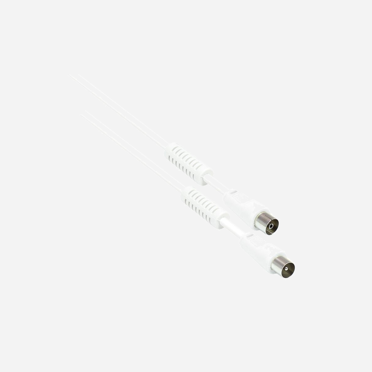 Alcasa S-PAK30 : Câble Coaxial 30m, Connecteurs IEC Mâle Droit vers IEC Mâle Droit, 75 Ohm, Blanc, Unité - Alcasa S-PAK30. Longueur de câble: 30 m, Connecteur 1: IEC, Connecteur 2: IEC. Quantité: 1 pièce(s)