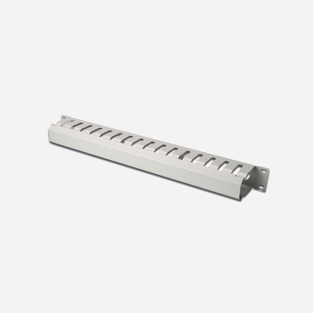 Digitus DN-97616 Panneau de Guidage Câbles 1U pour Armoire 19" Gris avec Couvercle Amovible - Largeur 490mm, Profondeur 80mm - - Installation facile<br><br>Le panneau de guidage des câbles est fixé aux rails profilés de 483 mm (19"). Une plaque arrière amovible facilite l’accès les câbles de rangement. Une gestion optimale de votre armoire réseau ou armoire serveur de 483 mm (19'') est garantie.