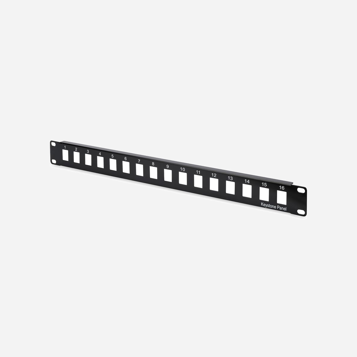Digitus DN-91400 Panneau de Brassage Modulaire 16 Ports 1U SPCC Noir pour Montage Rack 485mm x 43mm x 15mm - Le panneau de brassage de DIGITUS® est disponible en variante de 16 ou 24 ports. L’acier C laminé à froid de 1,5 mm offre un support optimal pour vos modules Keystone.