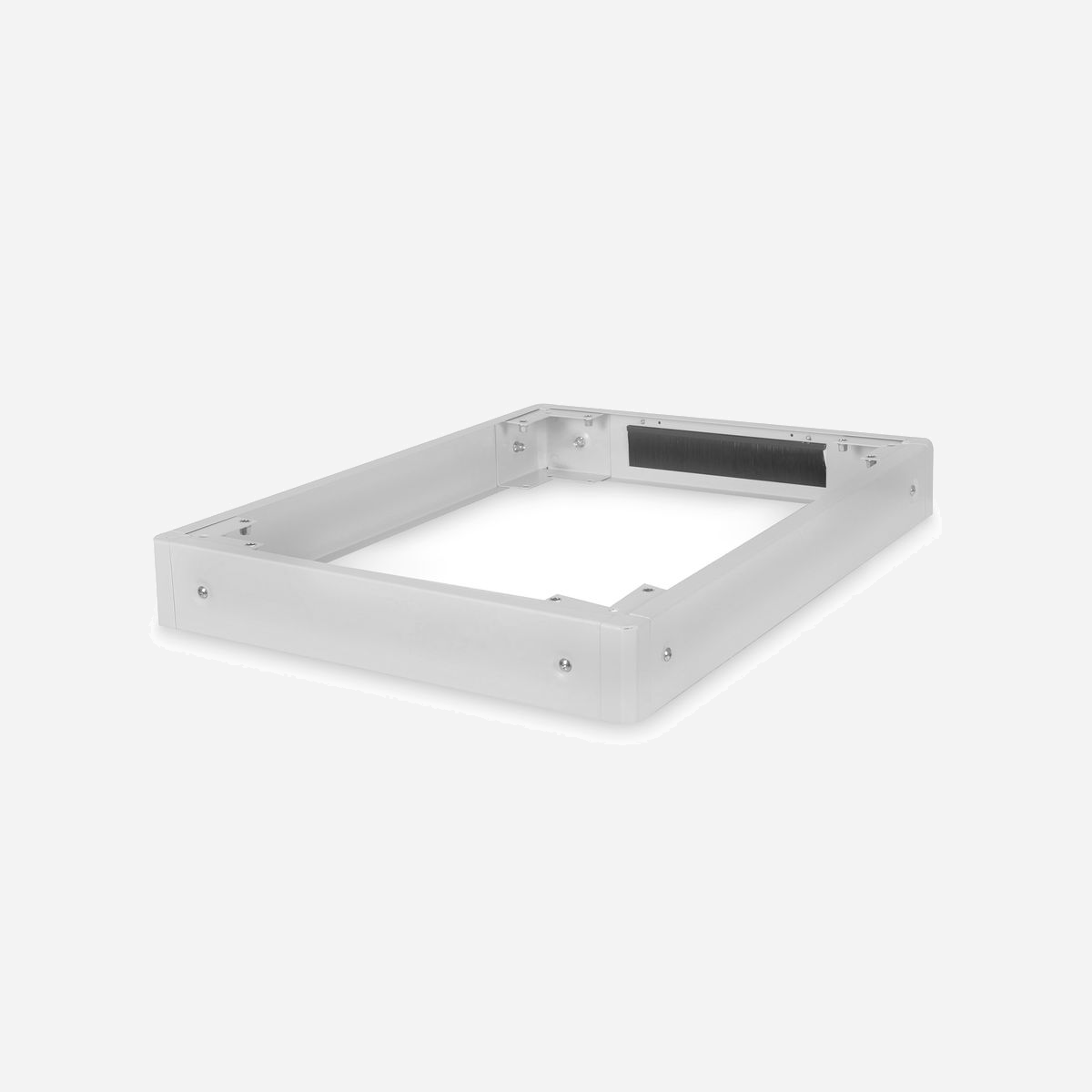 Digitus Socle 600x800 mm Gris pour Armoires Réseau Unique & Dynamic Basic 483 mm (19") - Augmentation Hauteur 100mm - Les accessoires DIGITUS® 483 mm (19") sont conçus pour répondre aux exigences élevées de l'infrastructure informatique. Ils sont fabriqués selon les normes de qualité allemandes.<br><br>- Élargit la hauteur et donc l'espace de rangement pour les surlongueurs de câbles<br>- Gestion simple des câbles grâce à un passage de câbles avec une barrette à brosses<br>- Logistique simplifiée : livraison non montée<br><br>Les socles sont disponibles pour toutes les armoires de 483 mm (19") de la série Unique ainsi que pour la série Dynamic Basic de DIGITUS Professional. Augmente la garde au sol de 100 mm. Il est possible de fixer jusqu'à deux socles l'un sur l'autre pour atteindre une hauteur de 200 mm. L'espace intérieur peut être utilisé pour le stockage des surlongueurs de câbles et la gestion des câbles. Livré non monté.