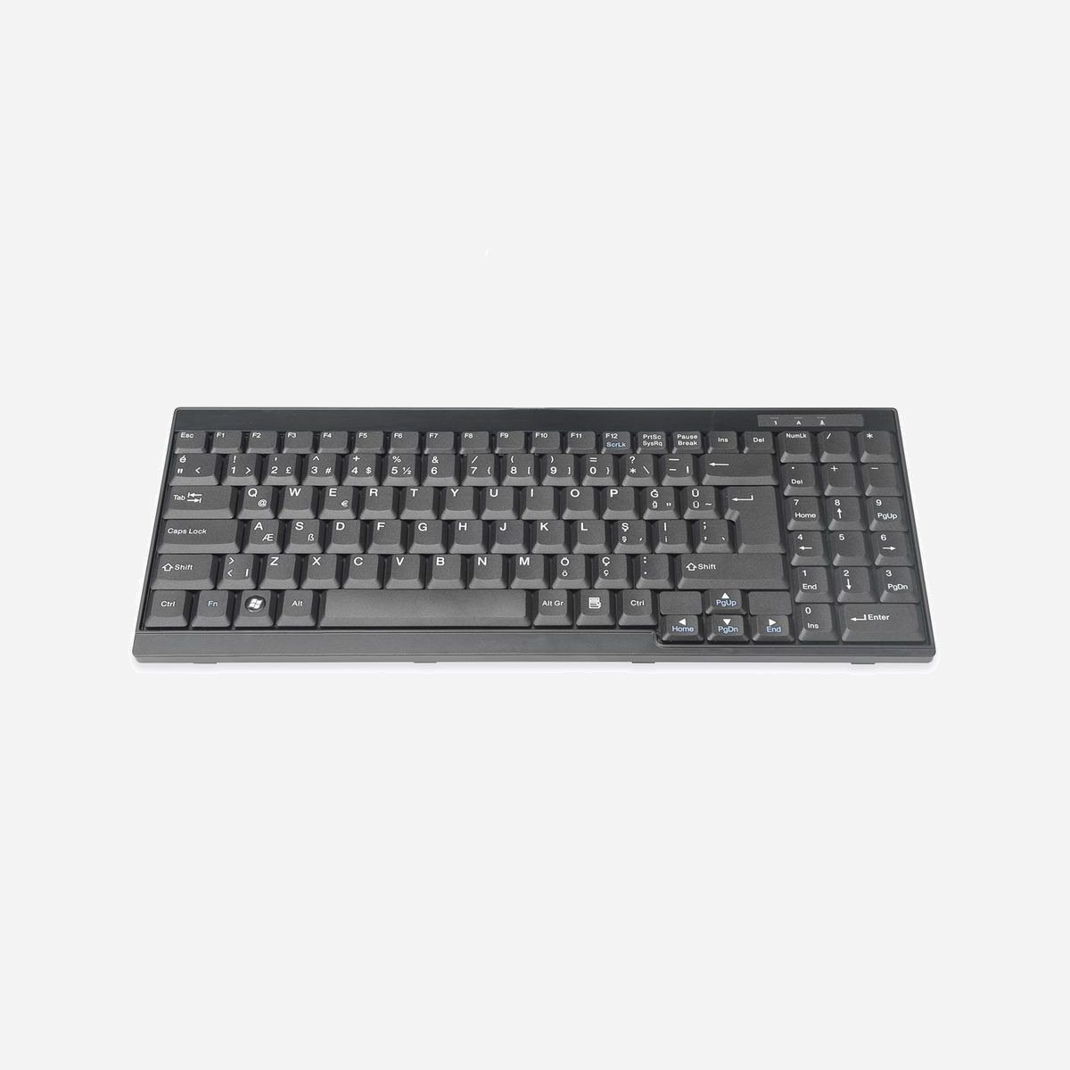 Clavier Digitus DS-72000TR pour Console TFT - Disposition Turque, Connectivité Filaire, Pavé Numérique, Touches Windows, Compatible DS-7221x-xTR - Convient pour DS-7221x-xTR<br><br>- Disposition de clavier turque pour consoles DIGITUS TFT<br><br>Clavier pour consoles TFT,noir, câble, version turque