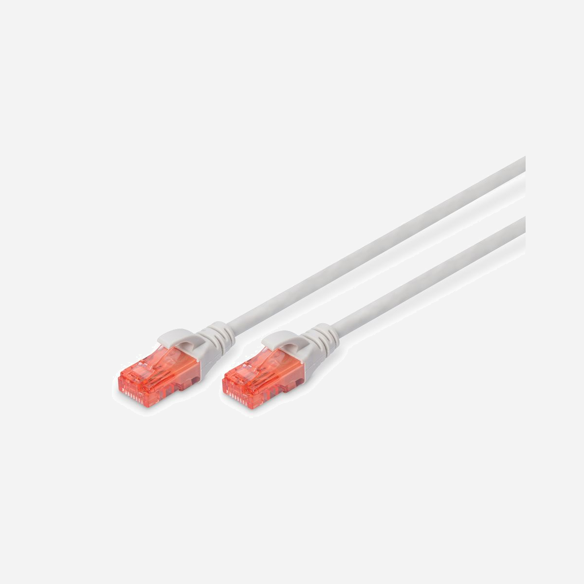 Digitus Câble Réseau CAT 6 U-UTP LSZH 7m Gris - Connecteurs RJ45 Mâle, 250 MHz, AWG 26/7, Cuivre, PoE+, ISO/IEC 11801 & DIN EN 50173 - Un débit et une qualité de connexion excellents pour votre réseau.<br><br>- Avec gainage extérieur LSZH (Low Smoke Zero Halogen) pour une meilleure réaction au feu et une faible émission de fumées.<br>- Connecteur rouge transparent pour une identification facile de la catégorie 6 (250 MHz)<br>- Conducteur intérieur : Cuivre (Cu)<br>- Compatible PoE+<br><br>Les câbles à paires, classe E, catégorie 6 DIGITUS® sont fabriqués et testés conformément à la norme CAT 6 ISO/IEC 11801 et DIN EN 50173 Standard. Ils permettent de garantir que l’installation de câbles est conforme à la spécification de canal ISO et EN, et offrent une performance excellente au câblage CAT 6 DIGITUS®. La performance a été testée jusqu’à 250 MHz, y compris les caractéristiques de performance à l’instar de la paradiaphonie (« NEXT »). Les câbles à paires DIGITUS® ont été spécialement conçus pour répondre aux besoins dans les différents domaines d’application de manière intégrale. Chaque câble est doté d’un manchon de protection anti-pli injecté avec décharge de traction. Par ailleurs, le manchon de protection dispose d’un levier à cran qui empêche l’enchevêtrement de câbles et protège en même temps le décrochage du levier à cran du connecteur. La coloration rouge des connecteurs permet une identification simple de la catégorie 6.