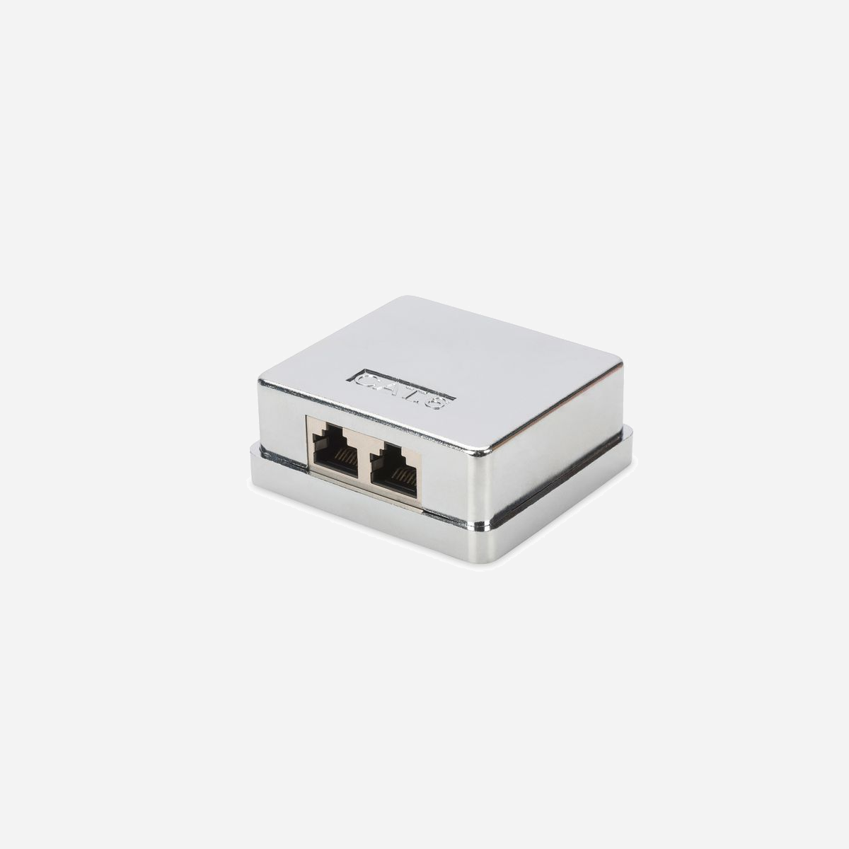 Digitus Boîtier de Montage en Saillie Cat 6 Argent, 2 Ports RJ45, Installation LSA, 65x55mm, DN-93711 - Un débit et une qualité de connexion excellents pour votre réseau.<br><br>Le boîtier de montage en saillie DIGITUS® permet le montage des points de consolidation sur les bureaux, dans les systèmes de plafonds suspendus et de sous-sol. Lorsque les câbles sont endommagés, ils peuvent être facilement échangés, ce qui permet de ne pas remplacer entièrement l’ensemble d’un segment de câble. L’installation des câbles est effectuée d’une part grâce à une borne guillotine LSA et grâce à une douille RJ45 d’autre part.