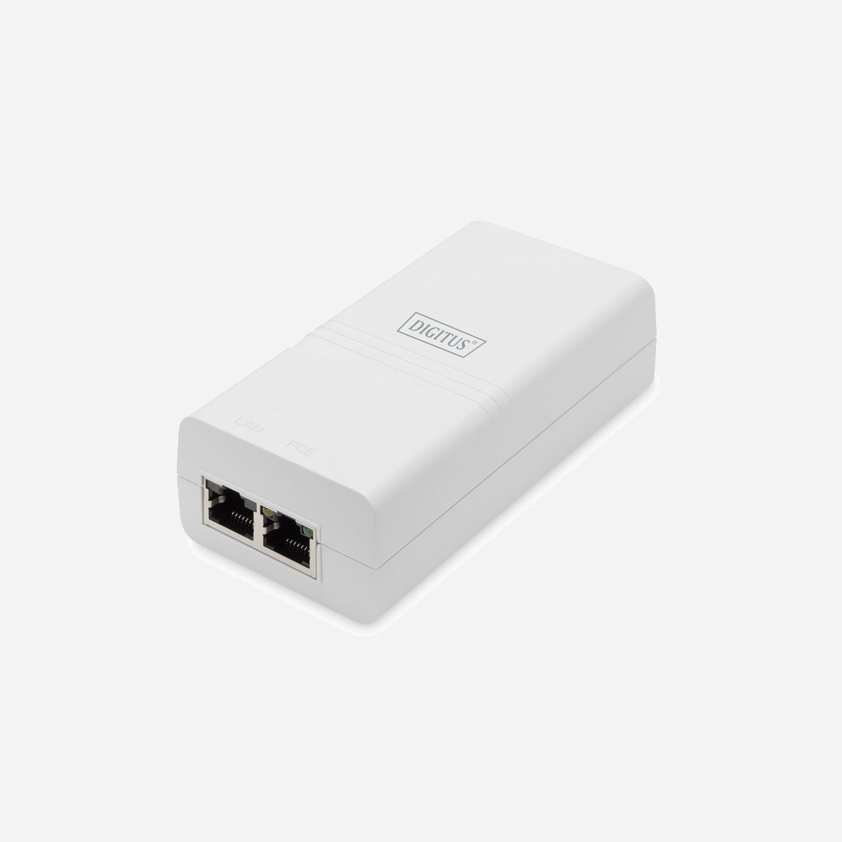 Digitus DN-95131 Injecteur PoE Gigabit Actif 802.3af, 48V, 0.32A, 10/100/1000BASE-T, Entrée 100-240VAC, IP40, CE/FCC/RoHS/WEEE - La distance effective d’utilisation est de 100 mètres via un câble Cat. 5e/6. Il est petit par la taille, mais extrêmement performant.<br><br>- Fournit un courant de 48 V CC, 0,32 A pour les appareils alimentés distants via 2 paires de sorties<br>- Prise en charge des appareils 10/100BASE-T et Gigabit<br>- Fonctionne avec une large tension d'entrée comprise entre 100 et 240 VCA à 50 ou 60 Hz<br>- Alimentation et données dans un seul câble<br>- Chaque port de sortie dispose d'une limitation du courant de sortie, d'une protection contre les courts-circuits, d'une détection et d'une classification complètes des appareils alimentés (PD)<br>- L'injecteur peut être utilisé avec n'importe quel système d'exploitation<br><br>Le DN-95131 est un injecteur PoE midspan actif pour l'intérieur, spécialement conçu pour les applications complexes backhaul et réseau. Il fournit un courant de 48 VCC / 0,32 A pour les appareils alimentés (PD) distants via 2 sorties (2 paires). Il prend en charge aussi bien les appareils 10/100BASE-T que Gigabit. Il convient aux appareils alimentés par PoE (15,4 W), tels que les points d'accès sans fil, les routeurs WLAN, les caméras réseau, les téléphones IP, les antenne micro-ondes et autres périphériques Power over Ethernet. Il est conforme à la norme IEEE802.3af PoE. Son boîtier en plastique IP40 est résistant au feu. Il fonctionne avec une large tension d'entrée comprise entre 100 et 240 VCA à 50 ou 60 Hz. À l'intérieur de l’appareil, une puce de reconnaissance identifie et classifie l’appareil alimenté avant de l'alimenter en électricité. Il ne fournit du courant que lorsqu'un appareil alimenté conforme est détecté.