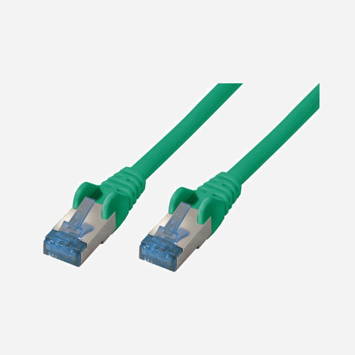 S/CONN Câble Réseau Cat6a S/FTP (S-STP) Vert 0.5m - Connecteurs RJ-45 Mâle Placés Or, AWG 26/7, 500 MHz, Sans Halogène - S/CONN cat. 6, S/FTP, 0.5 m. Longueur de câble: 0,5 m, Câble standard: Cat6a, Blindage du câble: S/FTP (S-STP), Connecteur 1: RJ-45, Connecteur 2: RJ-45, Contacts du connecteur de placage: Or, Couleur du produit: Vert